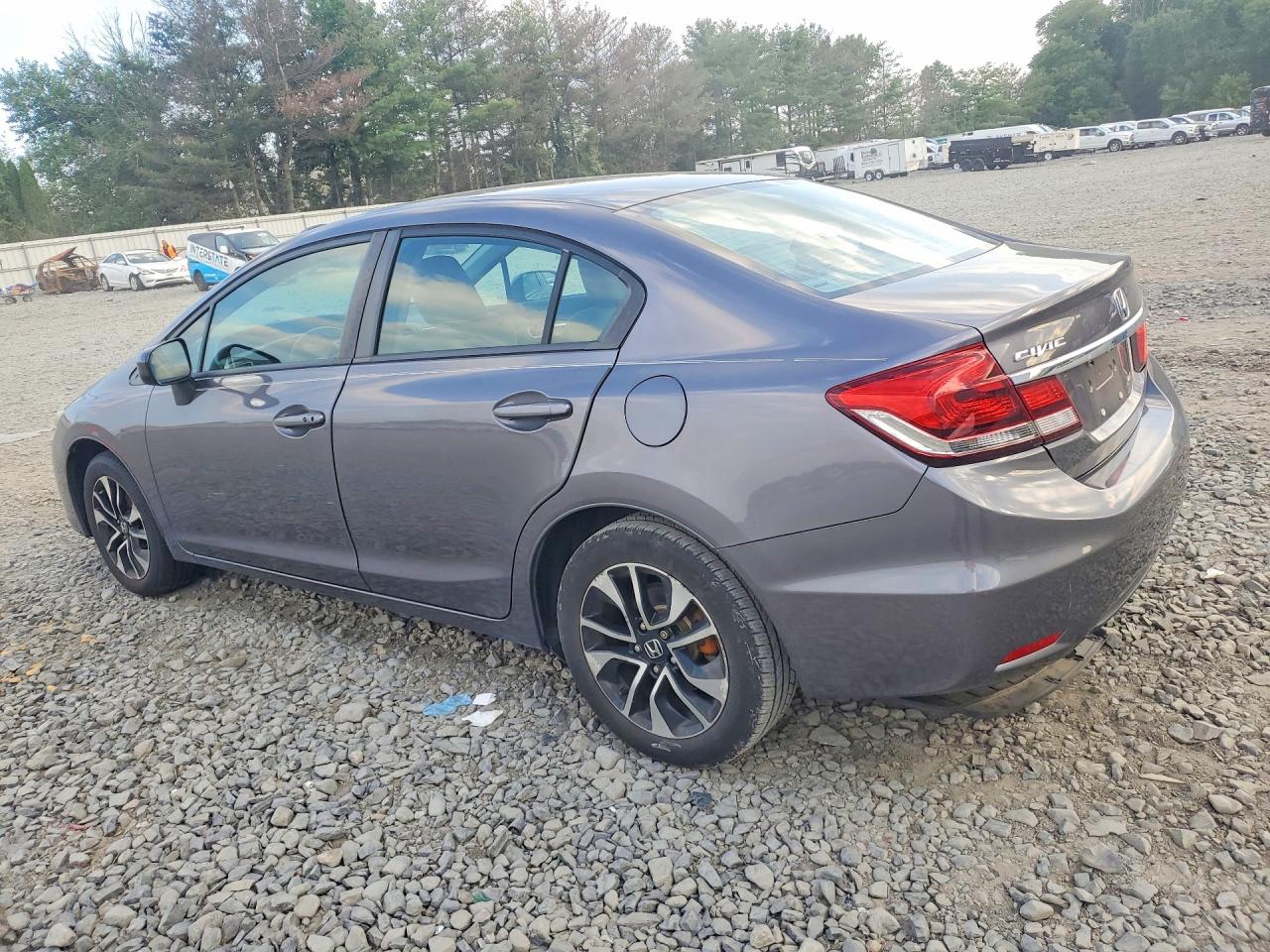 2014 Honda Civic Ex Silver vin: 19XFB2F89EE258755