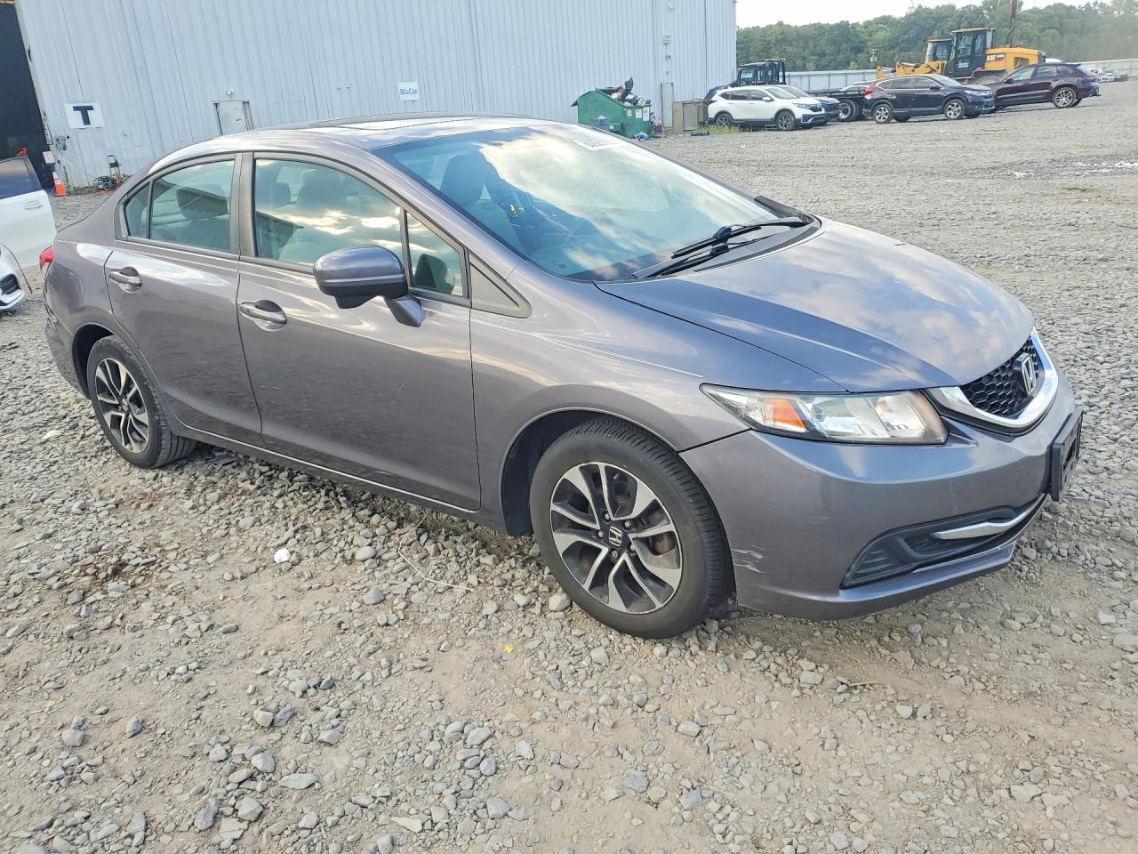 2014 Honda Civic Ex Silver vin: 19XFB2F89EE258755