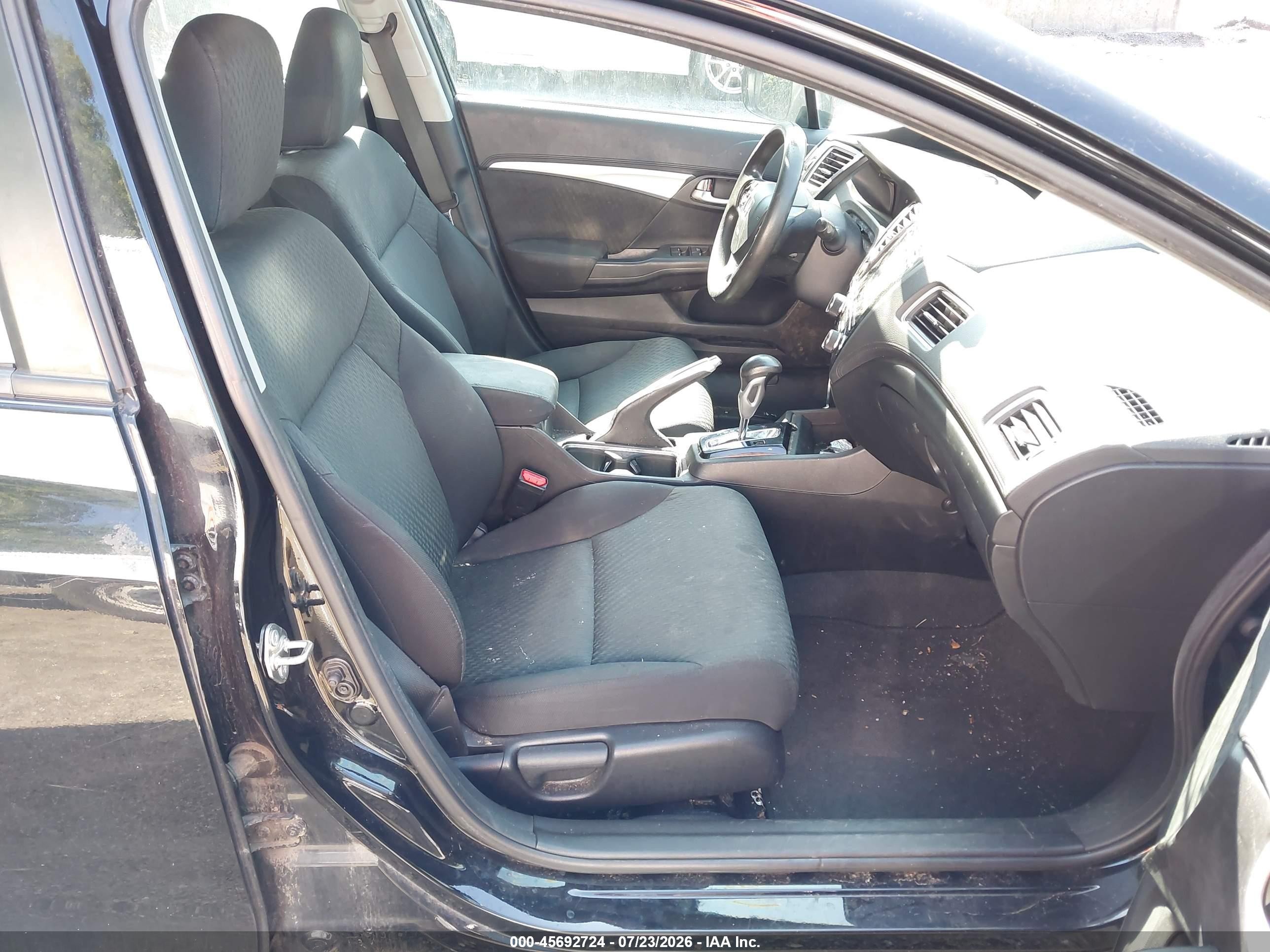 2014 Honda Civic Ex Black vin: 19XFB2F89EE266192