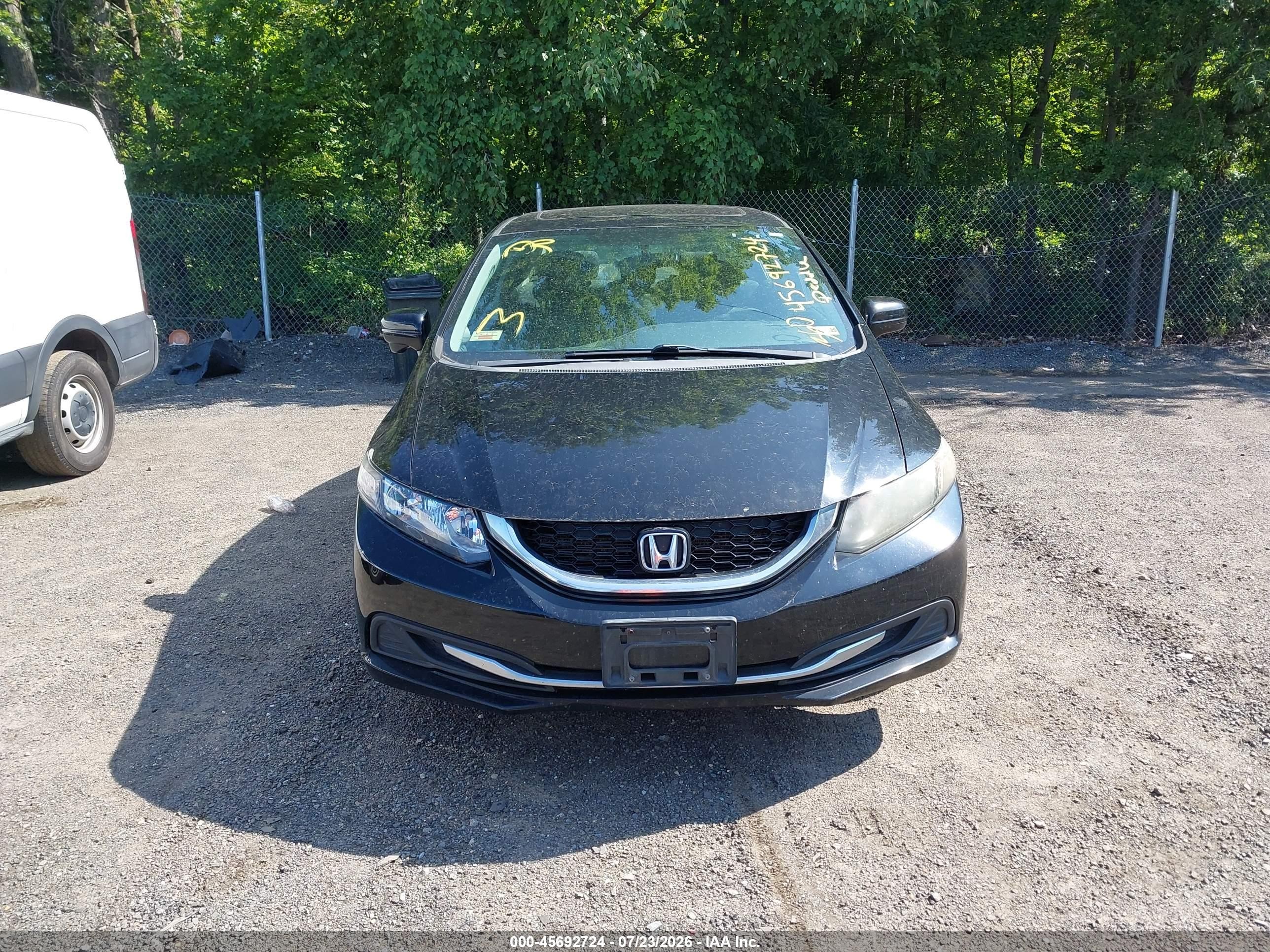 2014 Honda Civic Ex Black vin: 19XFB2F89EE266192