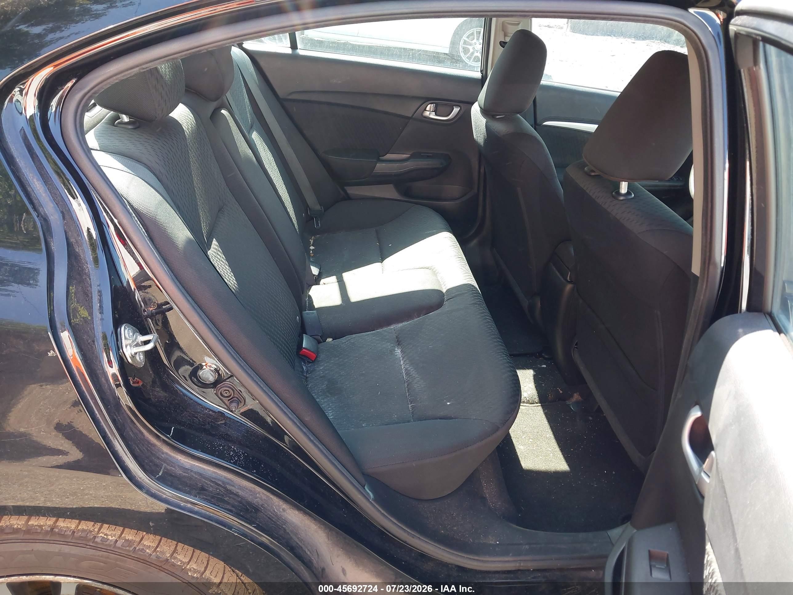 2014 Honda Civic Ex Black vin: 19XFB2F89EE266192