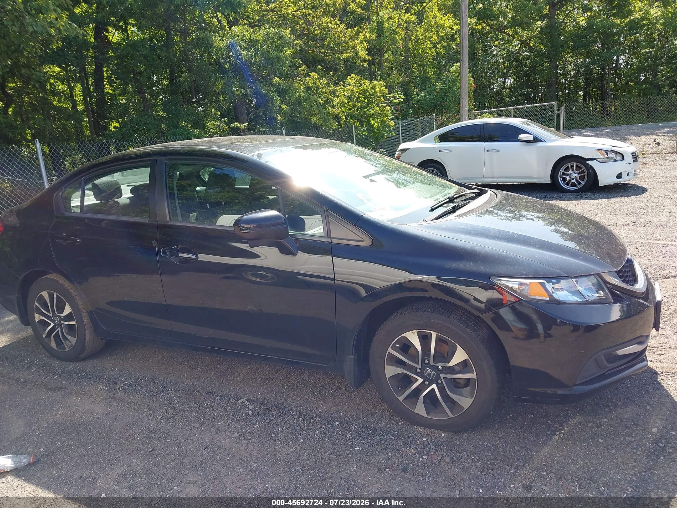 2014 Honda Civic Ex Black vin: 19XFB2F89EE266192