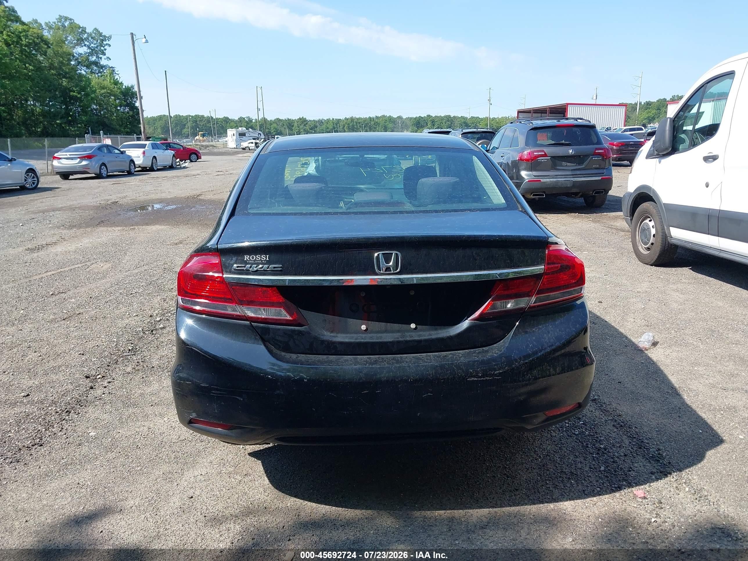 2014 Honda Civic Ex Black vin: 19XFB2F89EE266192