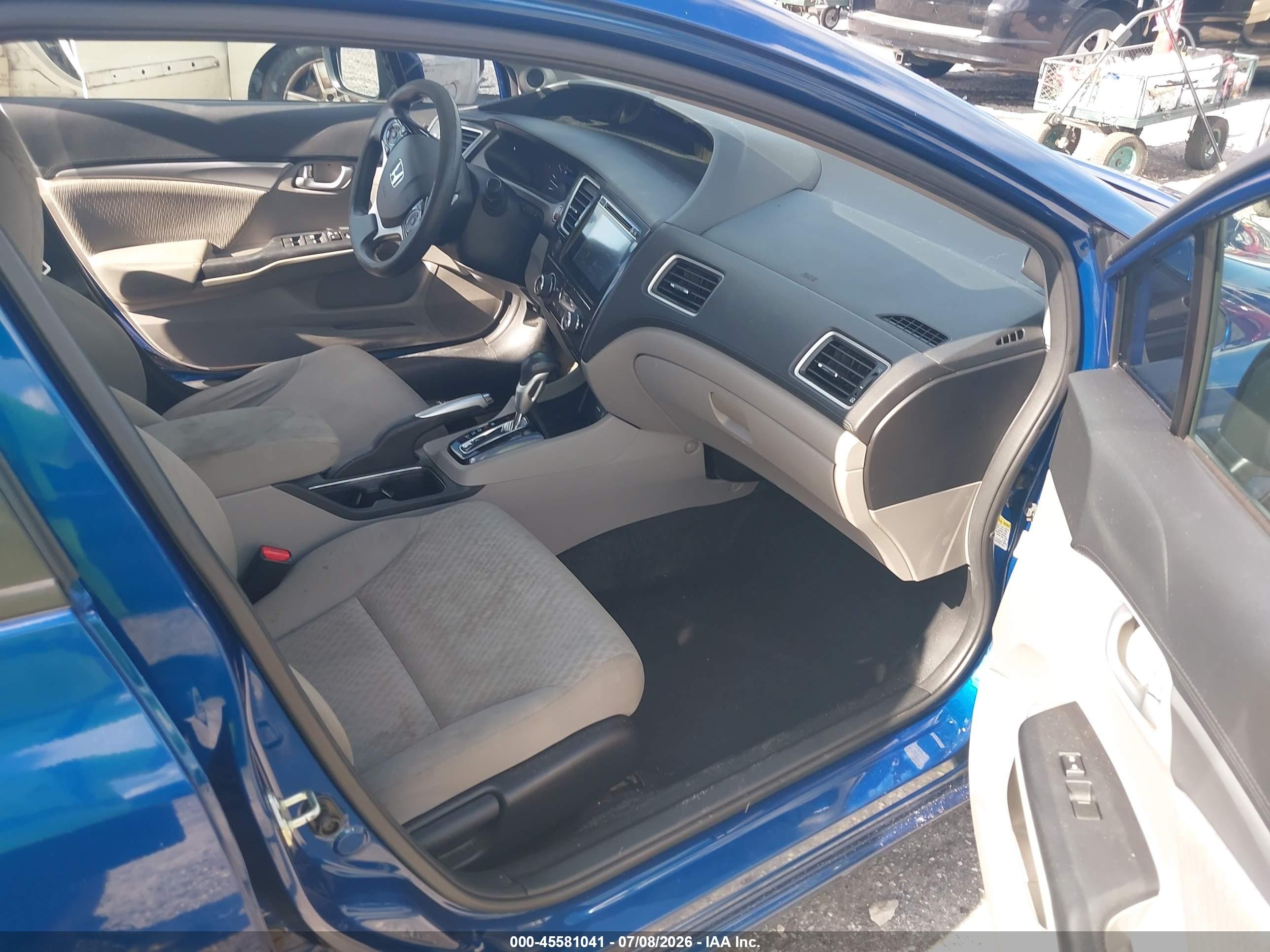 2014 Honda Civic Ex Blue vin: 19XFB2F89EE269187