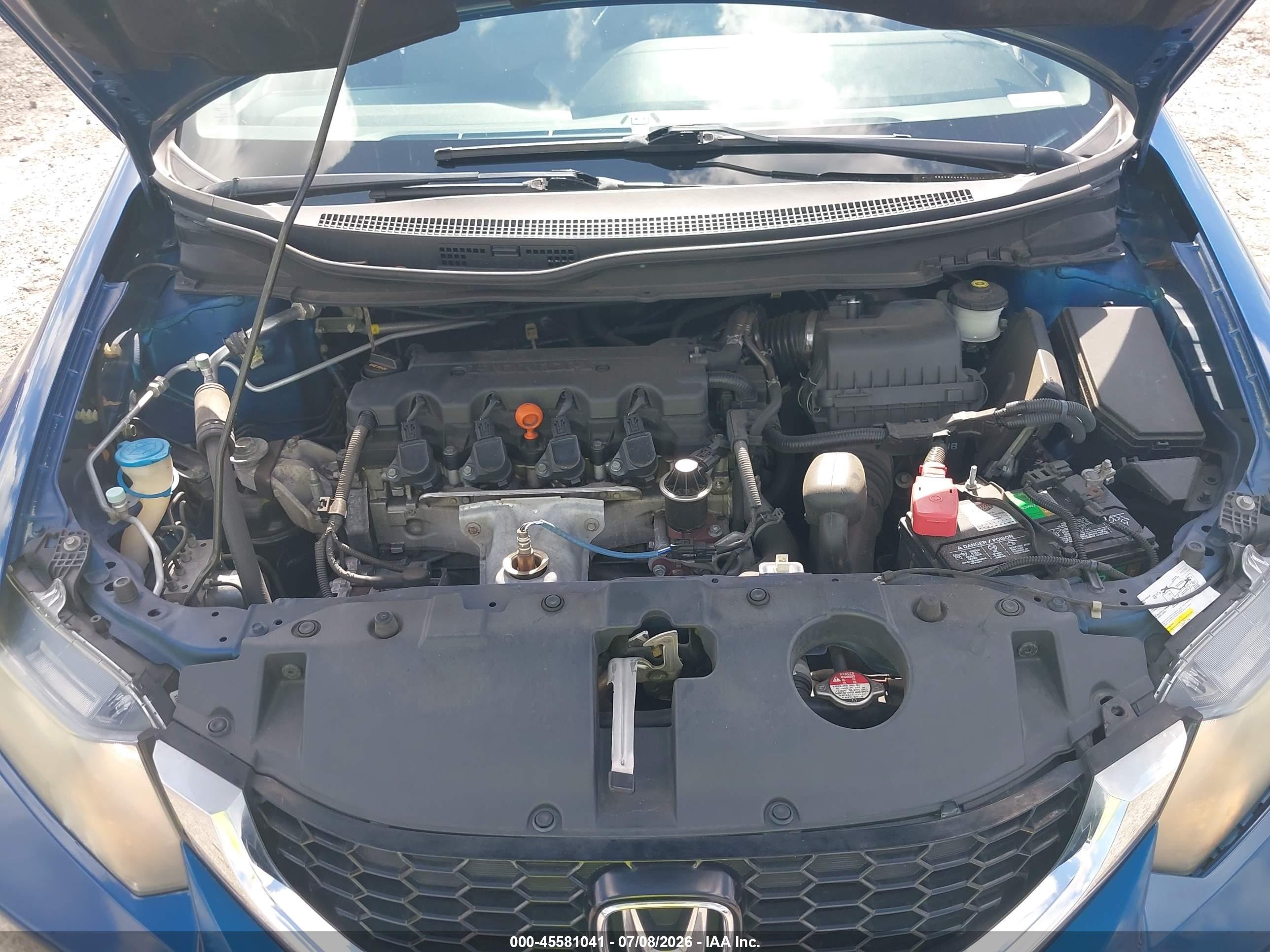 2014 Honda Civic Ex Blue vin: 19XFB2F89EE269187