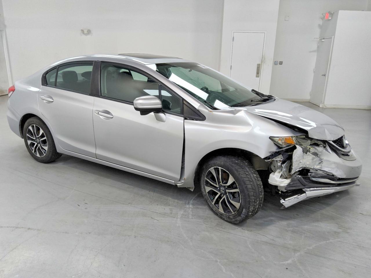 2014 Honda Civic Ex Silver vin: 19XFB2F89EE271019
