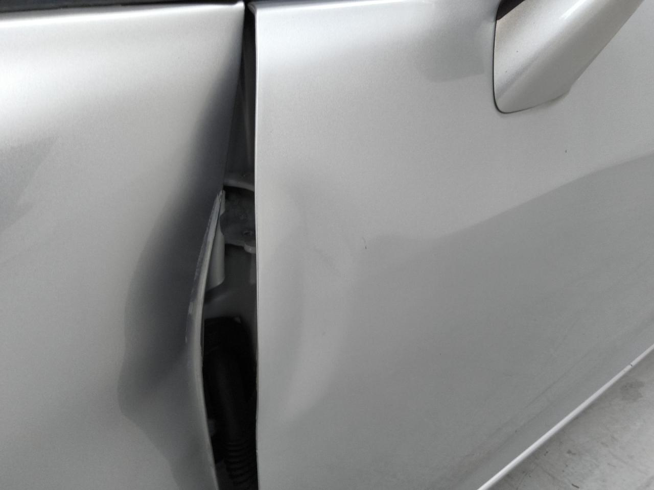2014 Honda Civic Ex Silver vin: 19XFB2F89EE271019 Damage: Left Front Door, Dent(S) W/ Paint Dmg, 8 To 9 Inches
