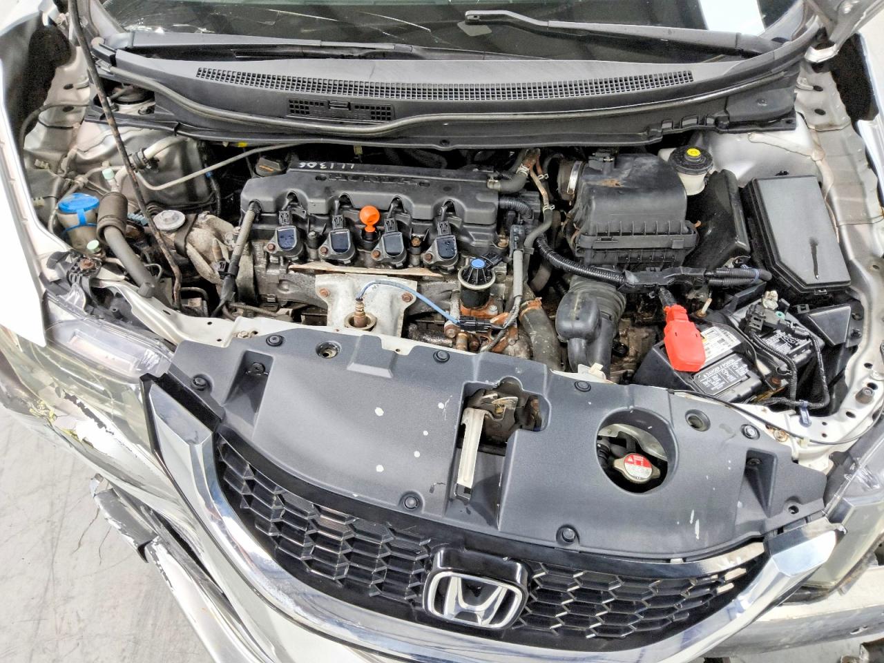 2014 Honda Civic Ex Silver vin: 19XFB2F89EE271019