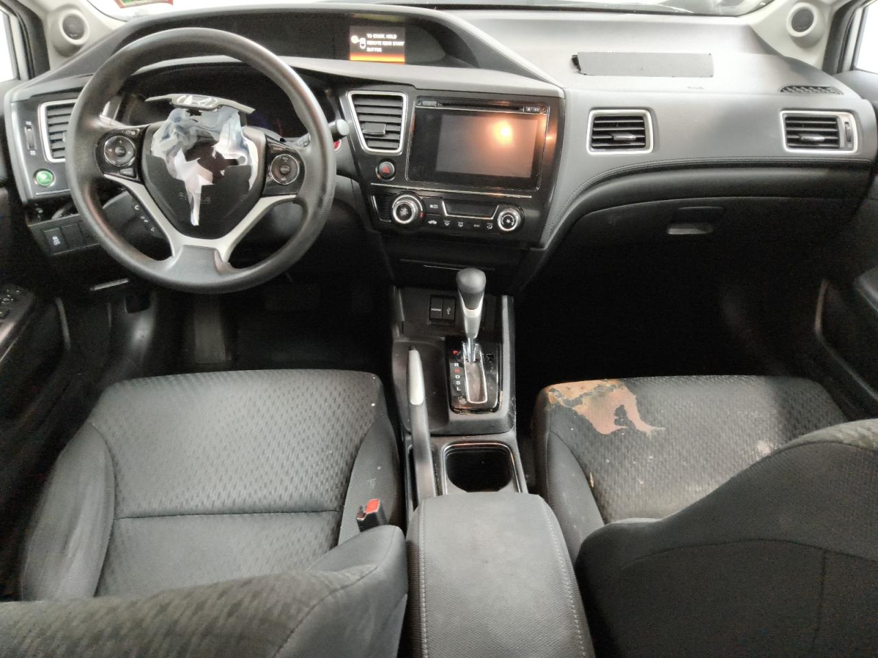 2014 Honda Civic Ex Silver vin: 19XFB2F89EE271019 Damage: Right Front Seat, Stained, Permanent
