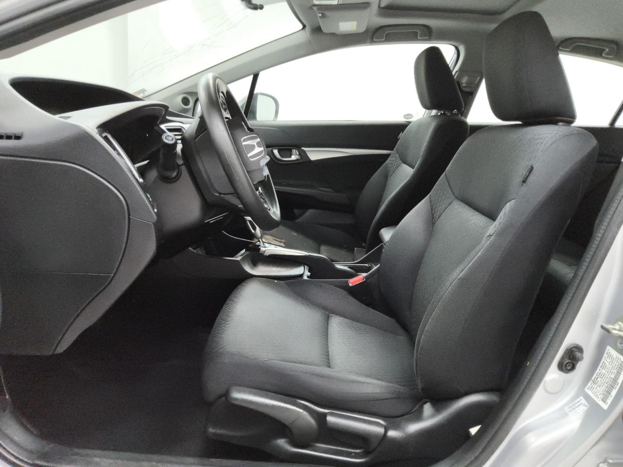 2014 Honda Civic Ex Silver vin: 19XFB2F89EE271019 Damage: Airbag - Front Left, Deployed, Replacement Required
