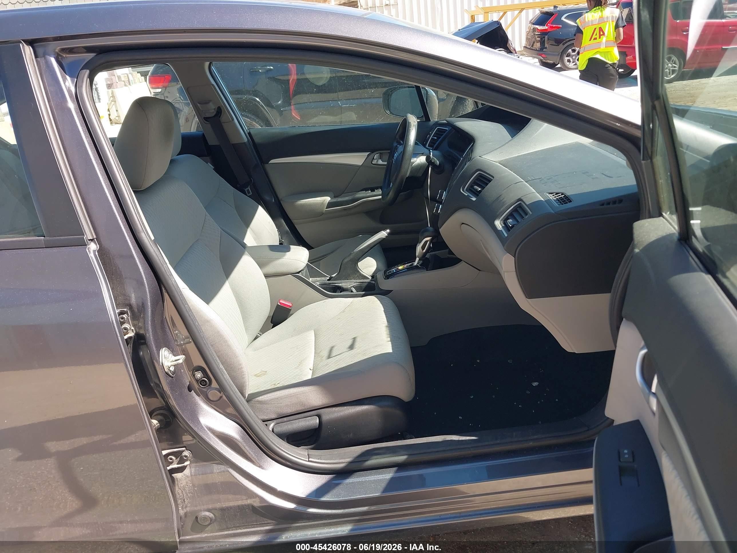 2015 Honda Civic Ex Silver vin: 19XFB2F89FE003282