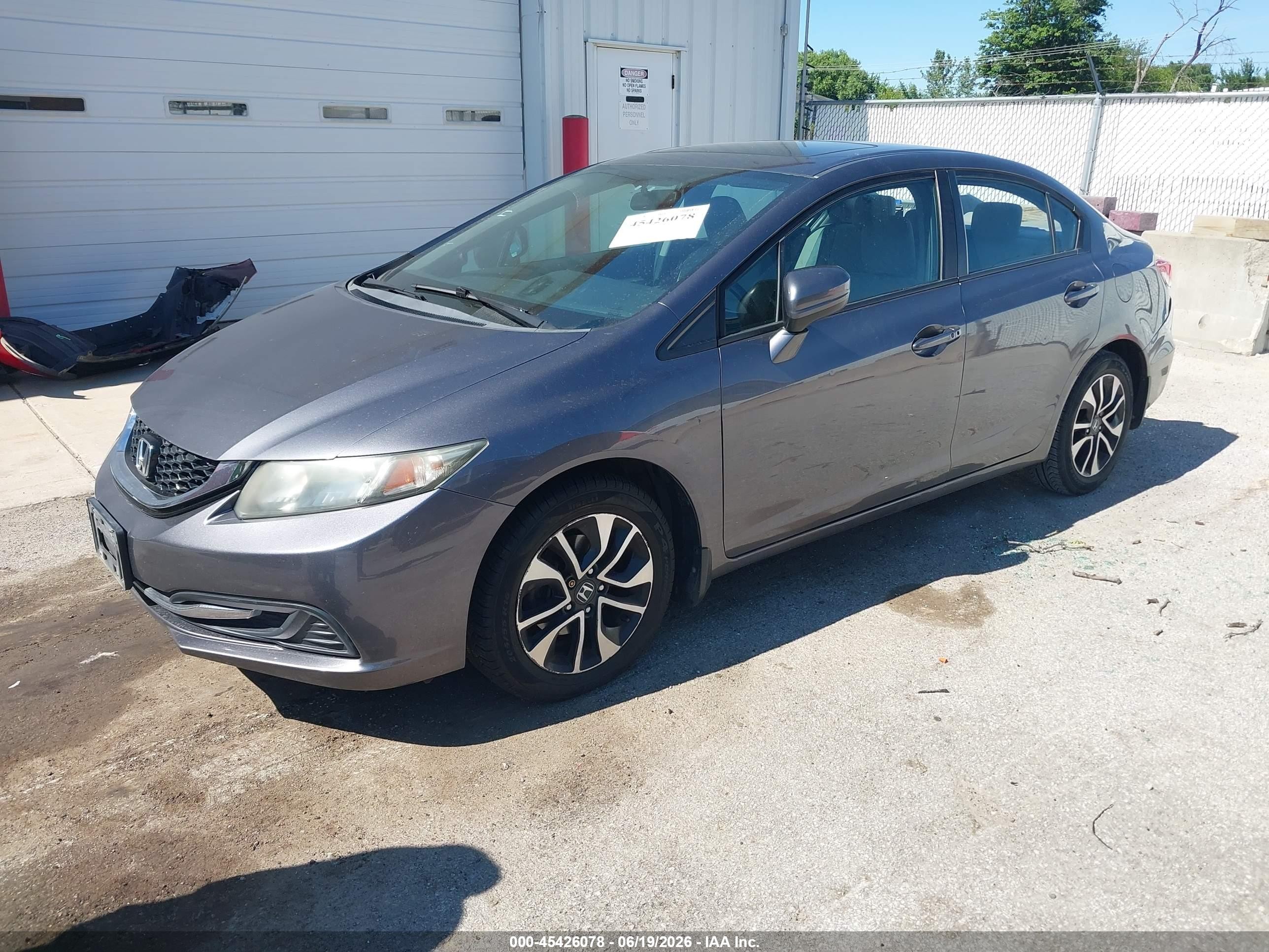 2015 Honda Civic Ex Silver vin: 19XFB2F89FE003282