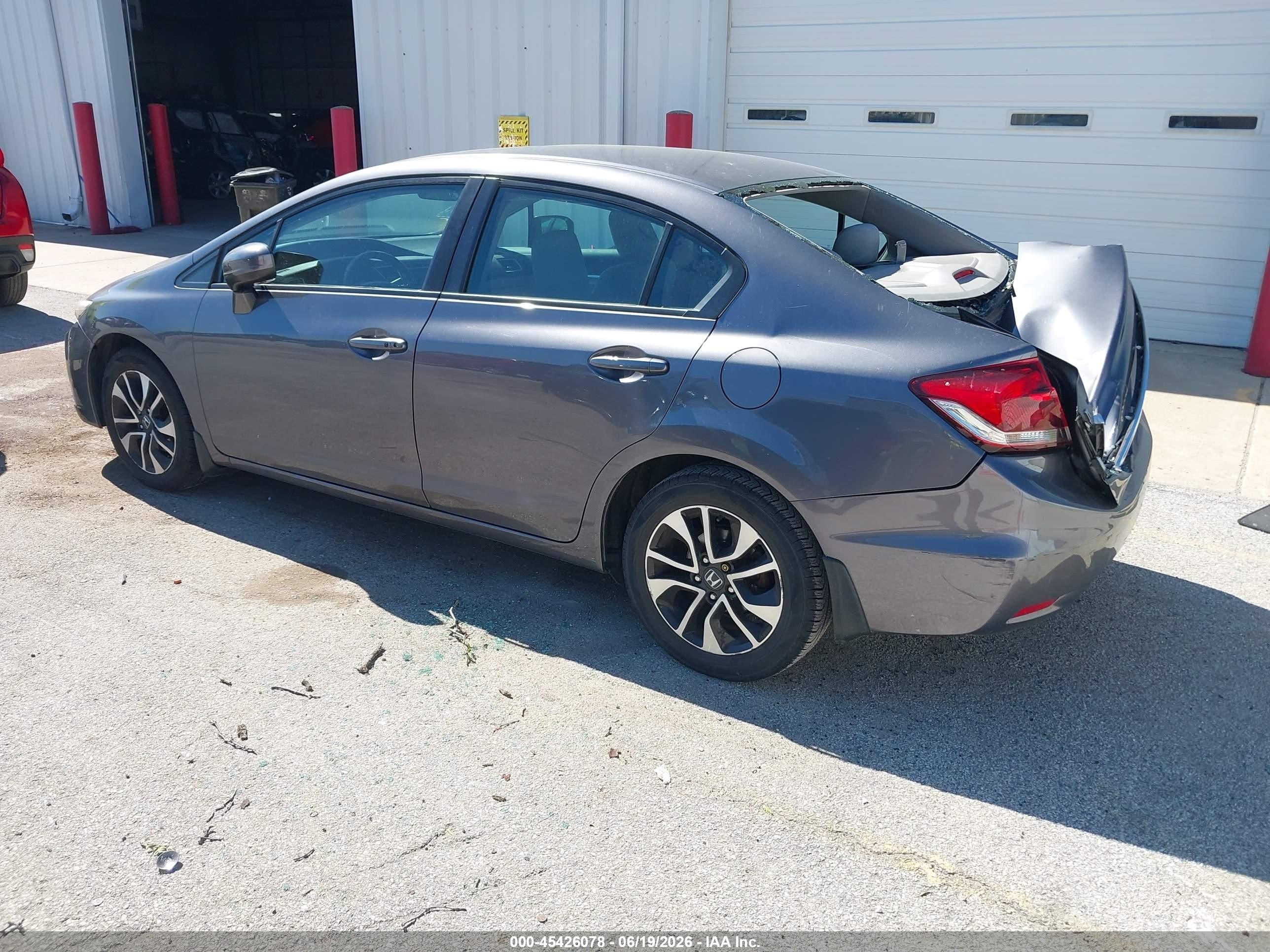2015 Honda Civic Ex Silver vin: 19XFB2F89FE003282