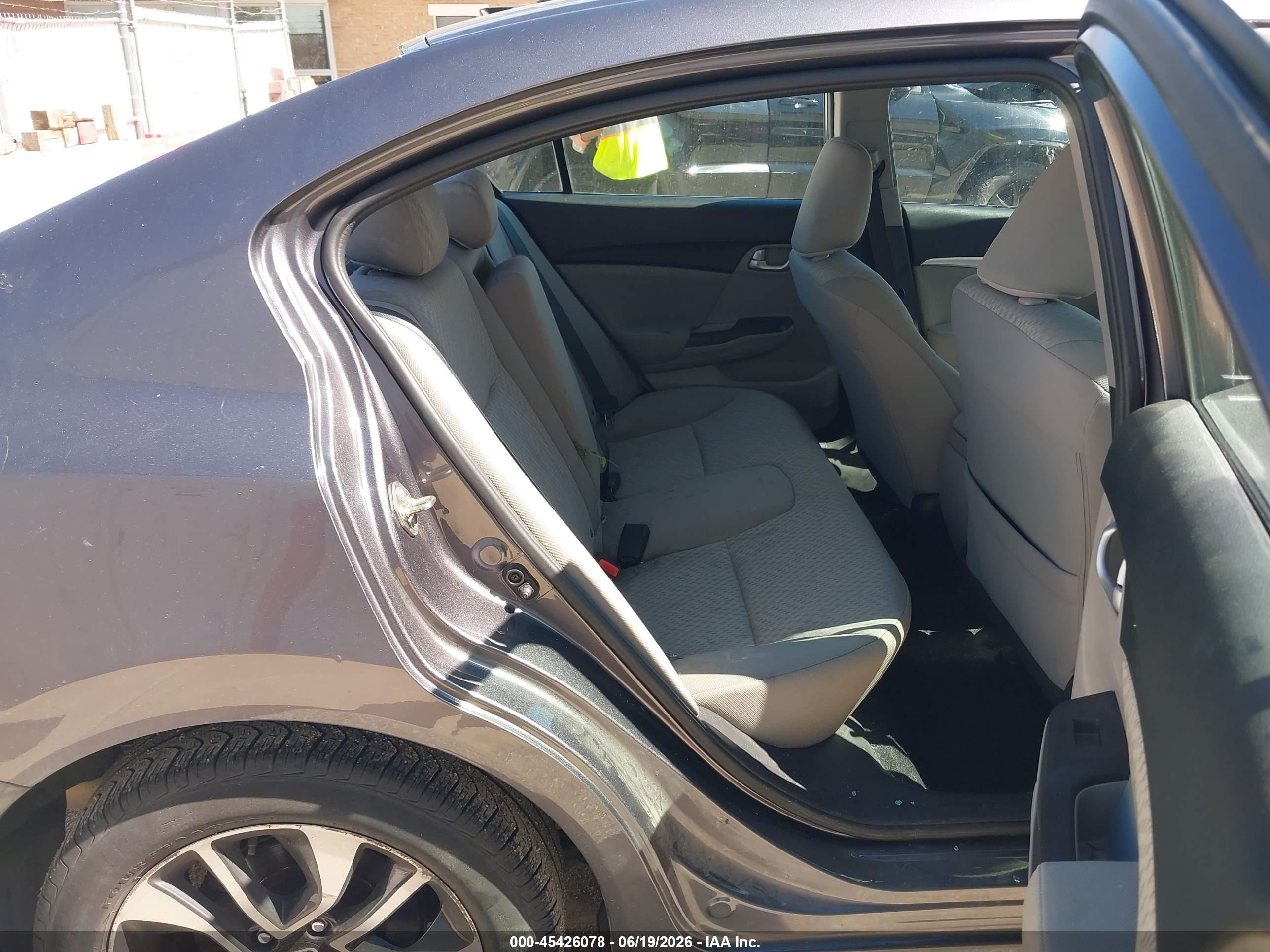 2015 Honda Civic Ex Silver vin: 19XFB2F89FE003282