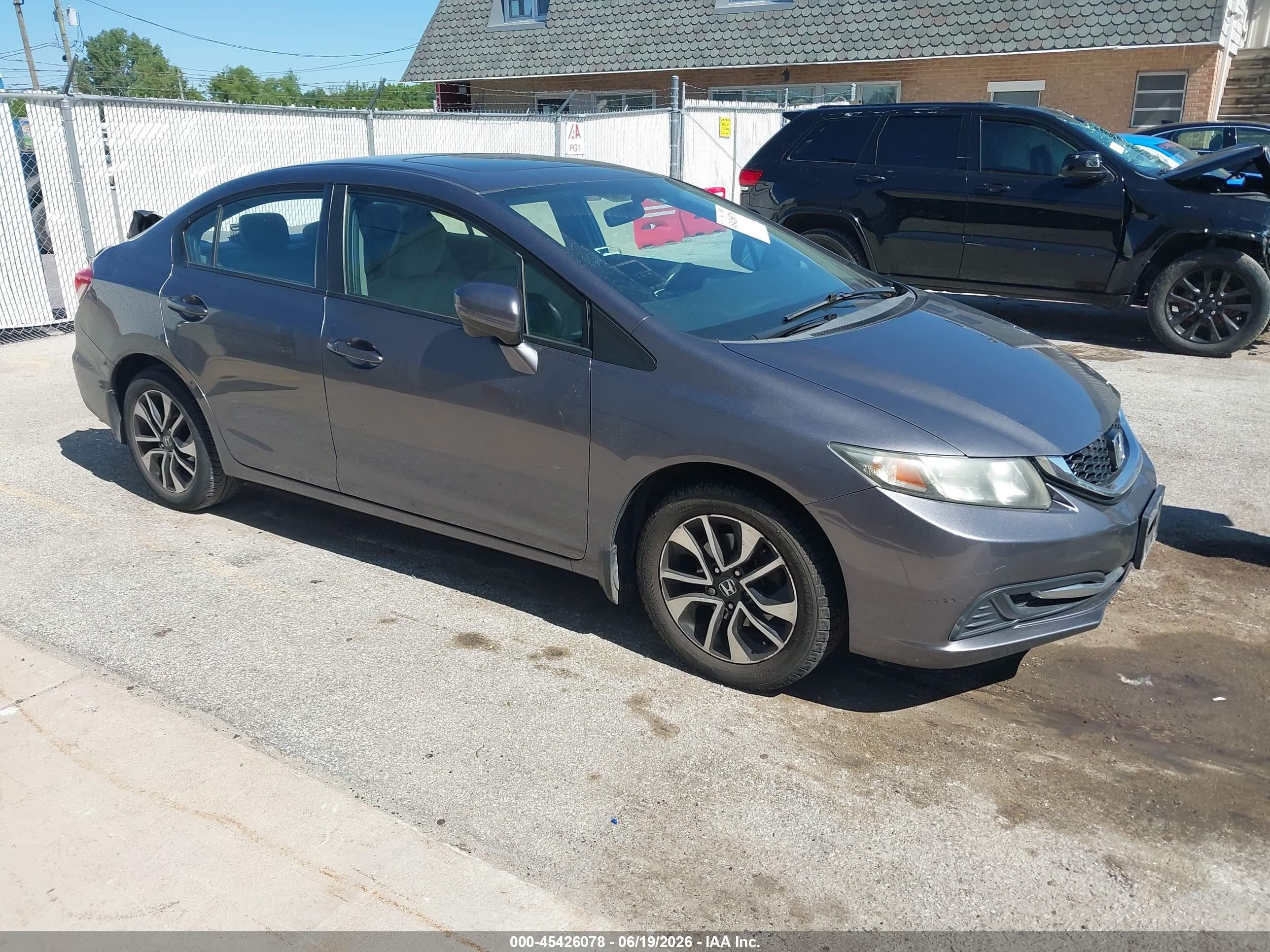 2015 Honda Civic Ex Silver vin: 19XFB2F89FE003282