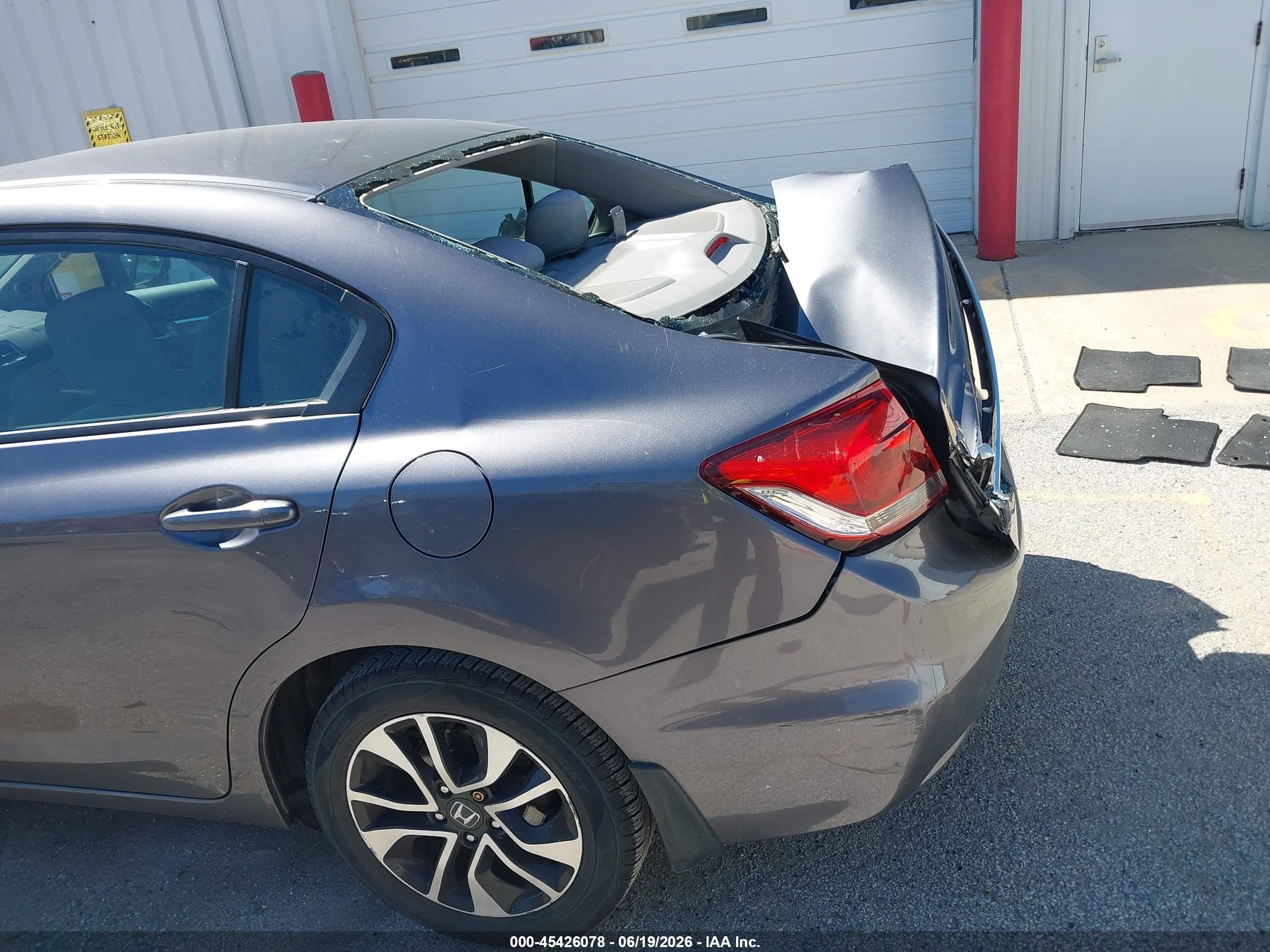 2015 Honda Civic Ex Silver vin: 19XFB2F89FE003282