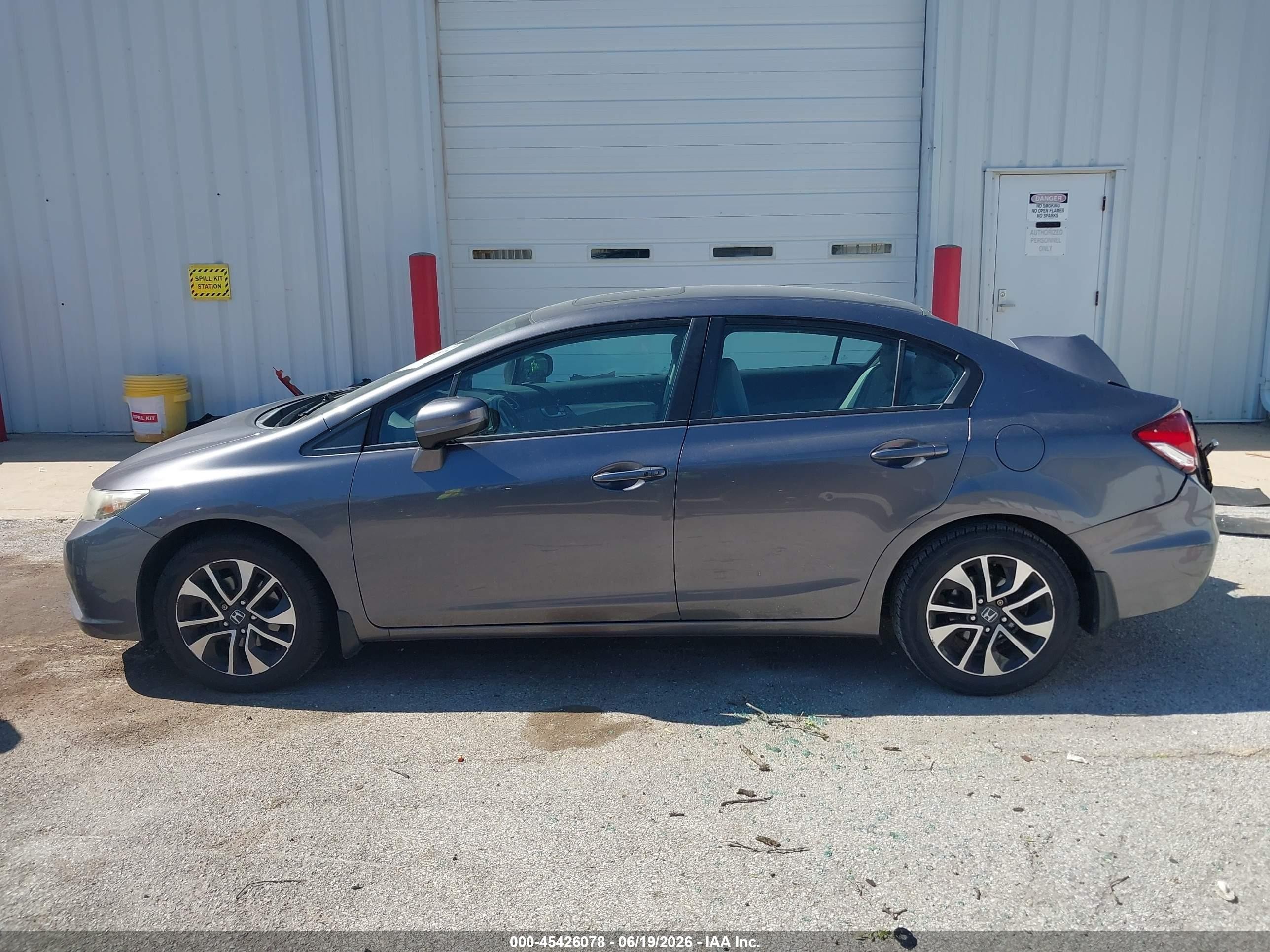 2015 Honda Civic Ex Silver vin: 19XFB2F89FE003282