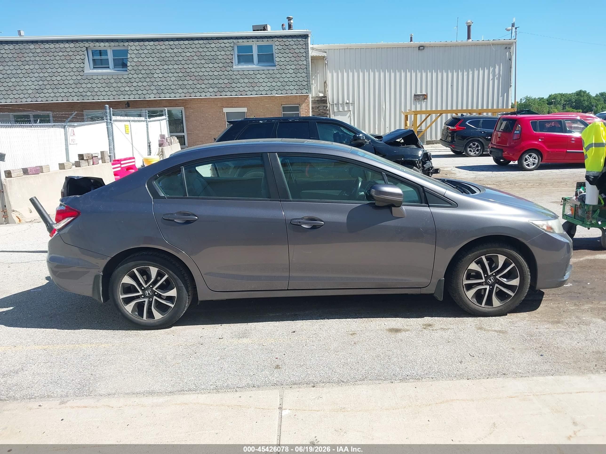 2015 Honda Civic Ex Silver vin: 19XFB2F89FE003282