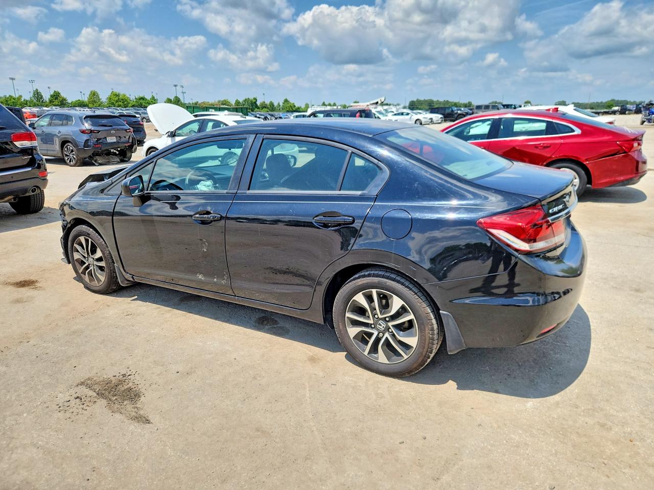 2015 Honda Civic Ex Black vin: 19XFB2F89FE024875