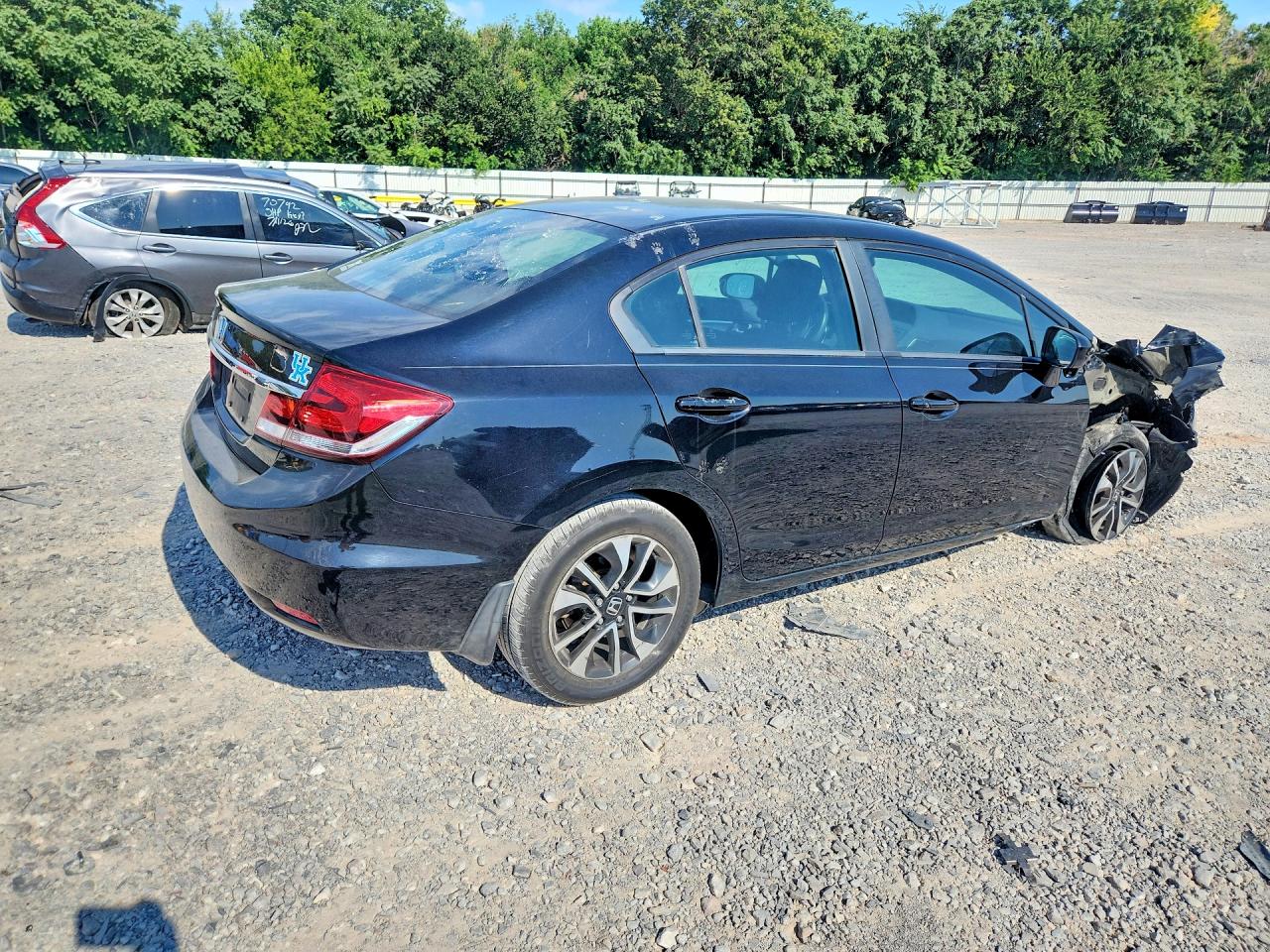 2015 Honda Civic Ex Черный vin: 19XFB2F89FE030126