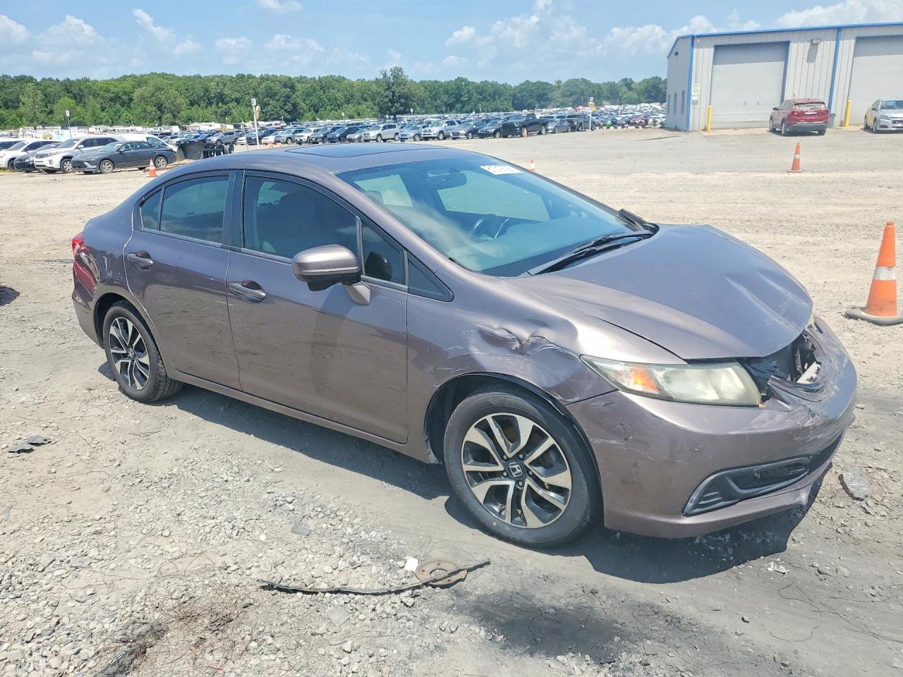 2015 Honda Civic Ex Серый vin: 19XFB2F89FE033642