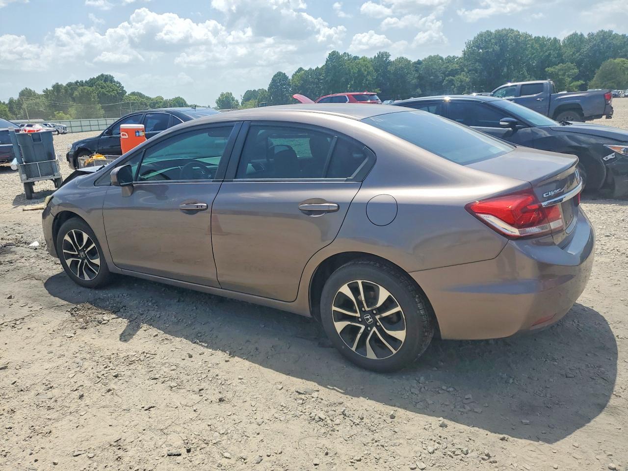 2015 Honda Civic Ex Серый vin: 19XFB2F89FE033642