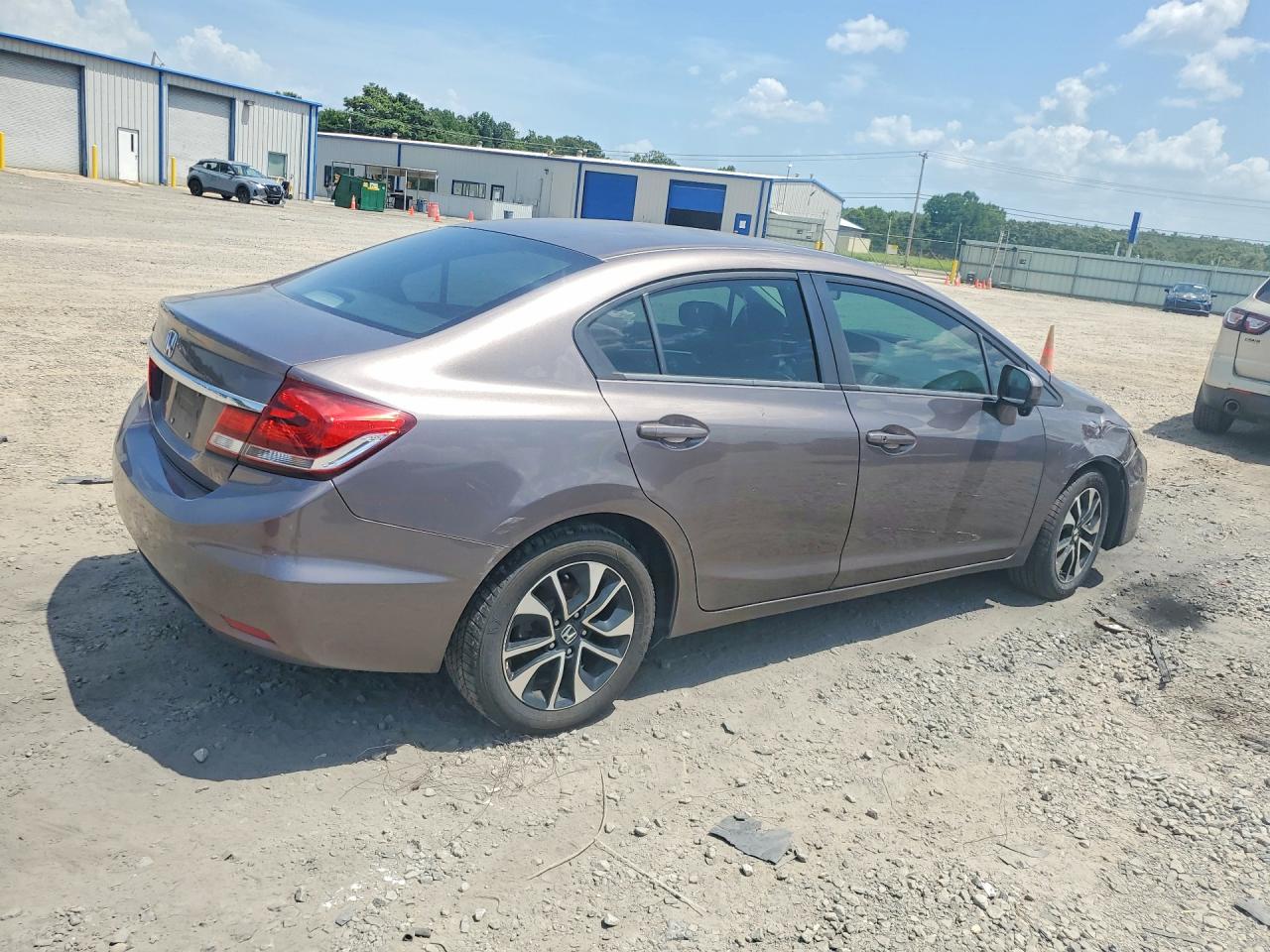2015 Honda Civic Ex Серый vin: 19XFB2F89FE033642