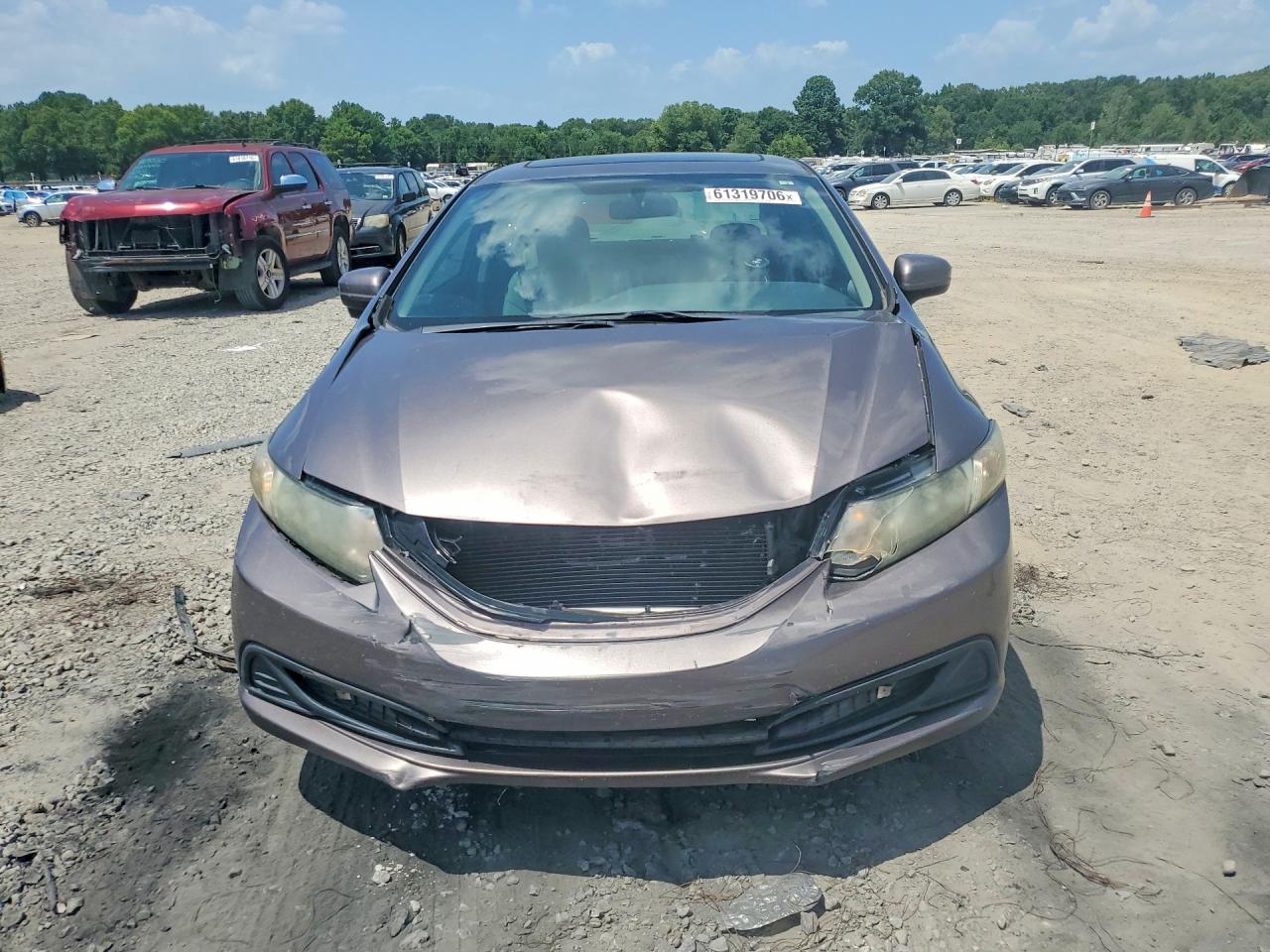 2015 Honda Civic Ex Серый vin: 19XFB2F89FE033642