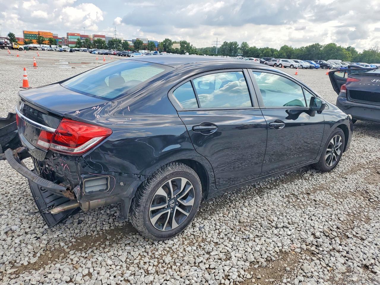 2015 Honda Civic Ex Black vin: 19XFB2F89FE054796
