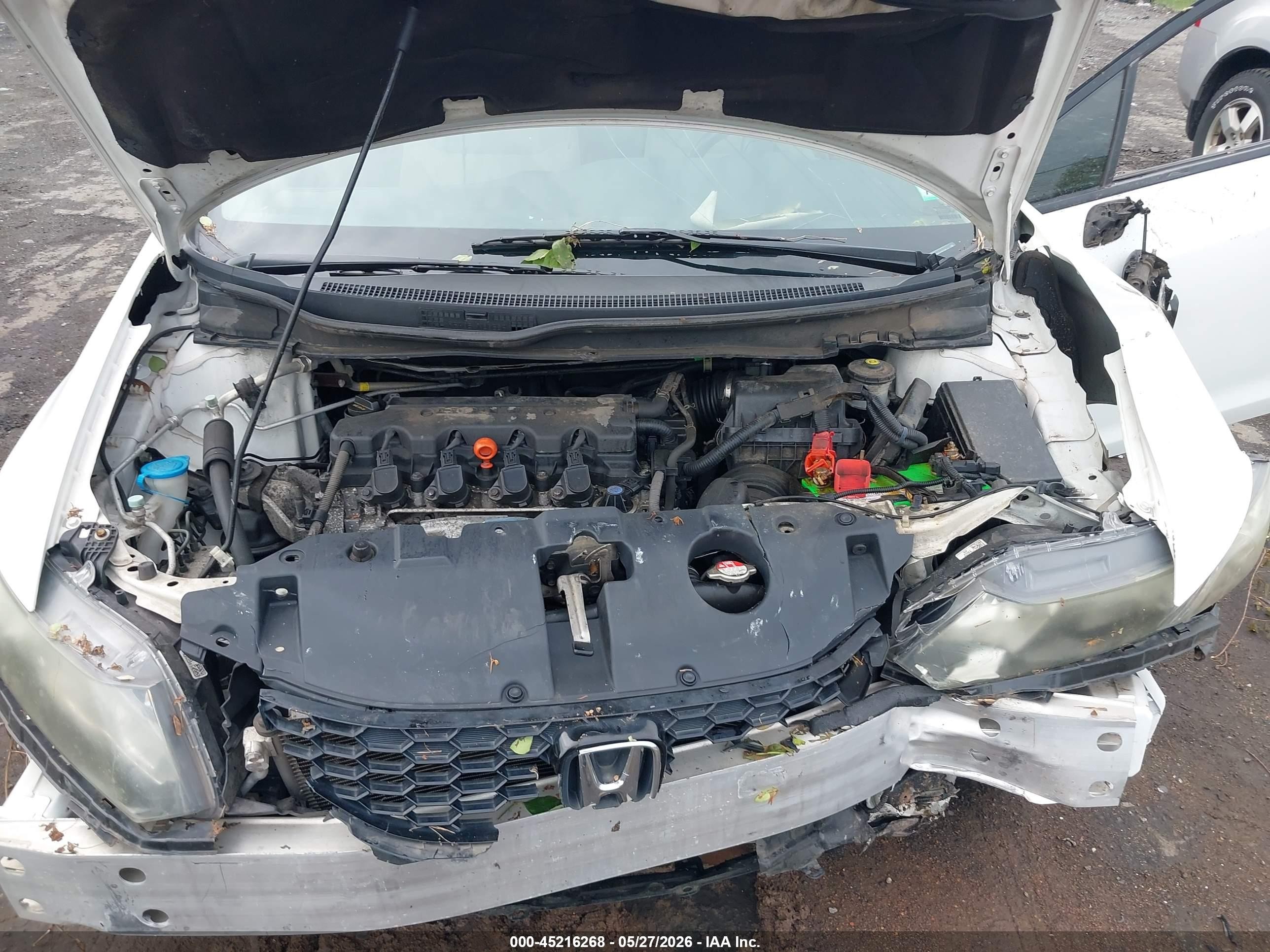 2015 Honda Civic Ex White vin: 19XFB2F89FE058038
