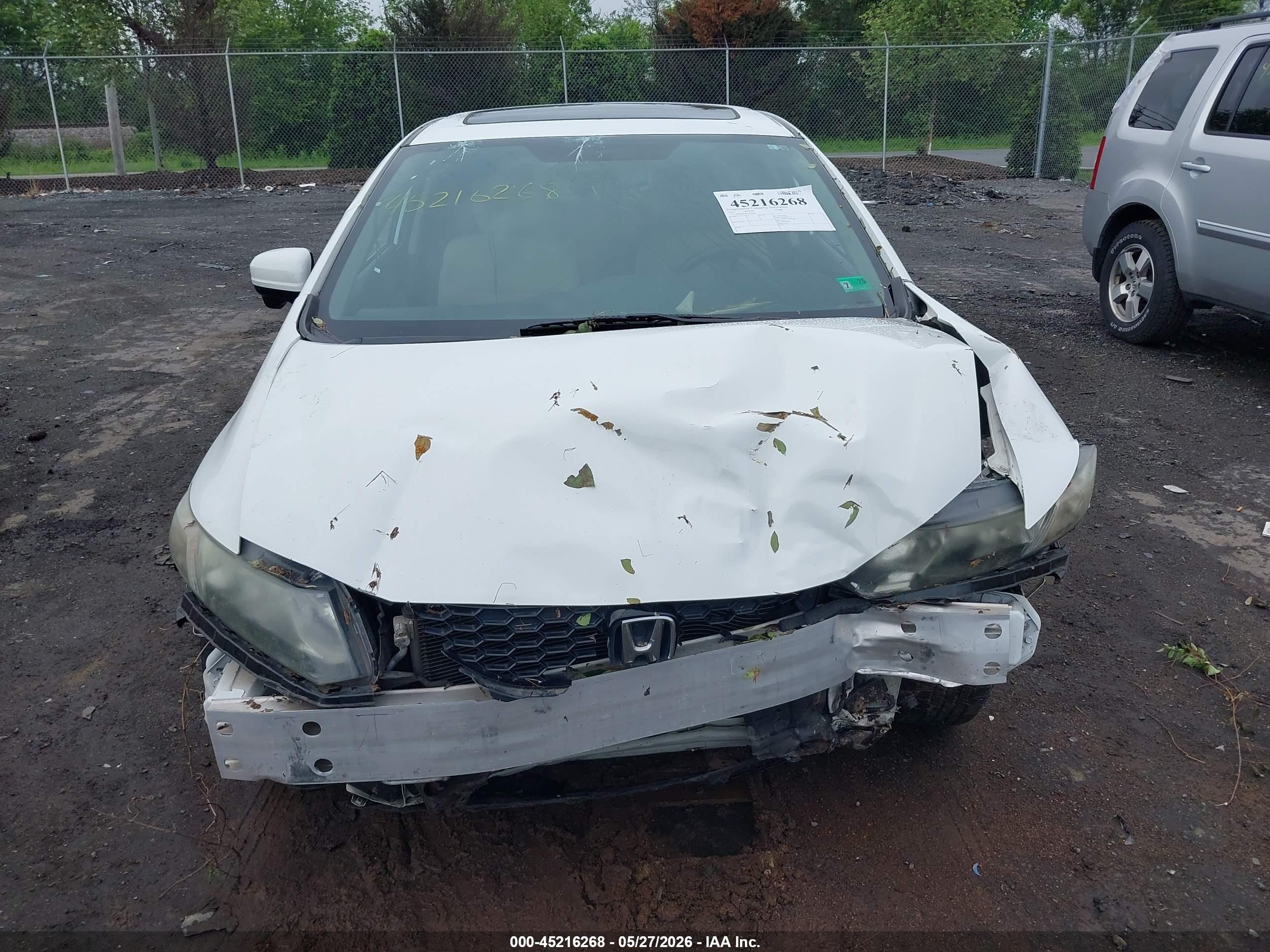 2015 Honda Civic Ex White vin: 19XFB2F89FE058038