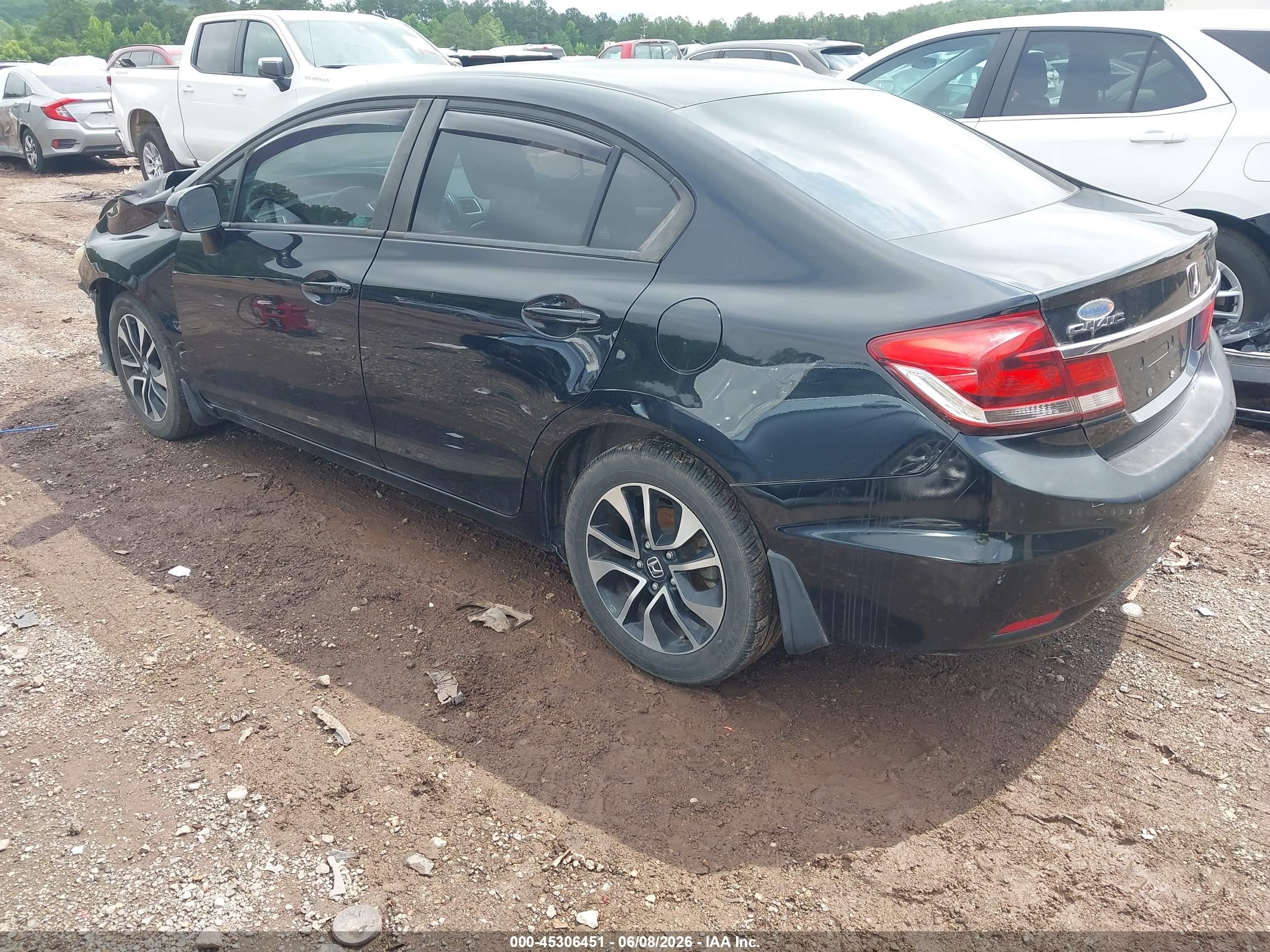 2015 Honda Civic Ex Black vin: 19XFB2F89FE069217