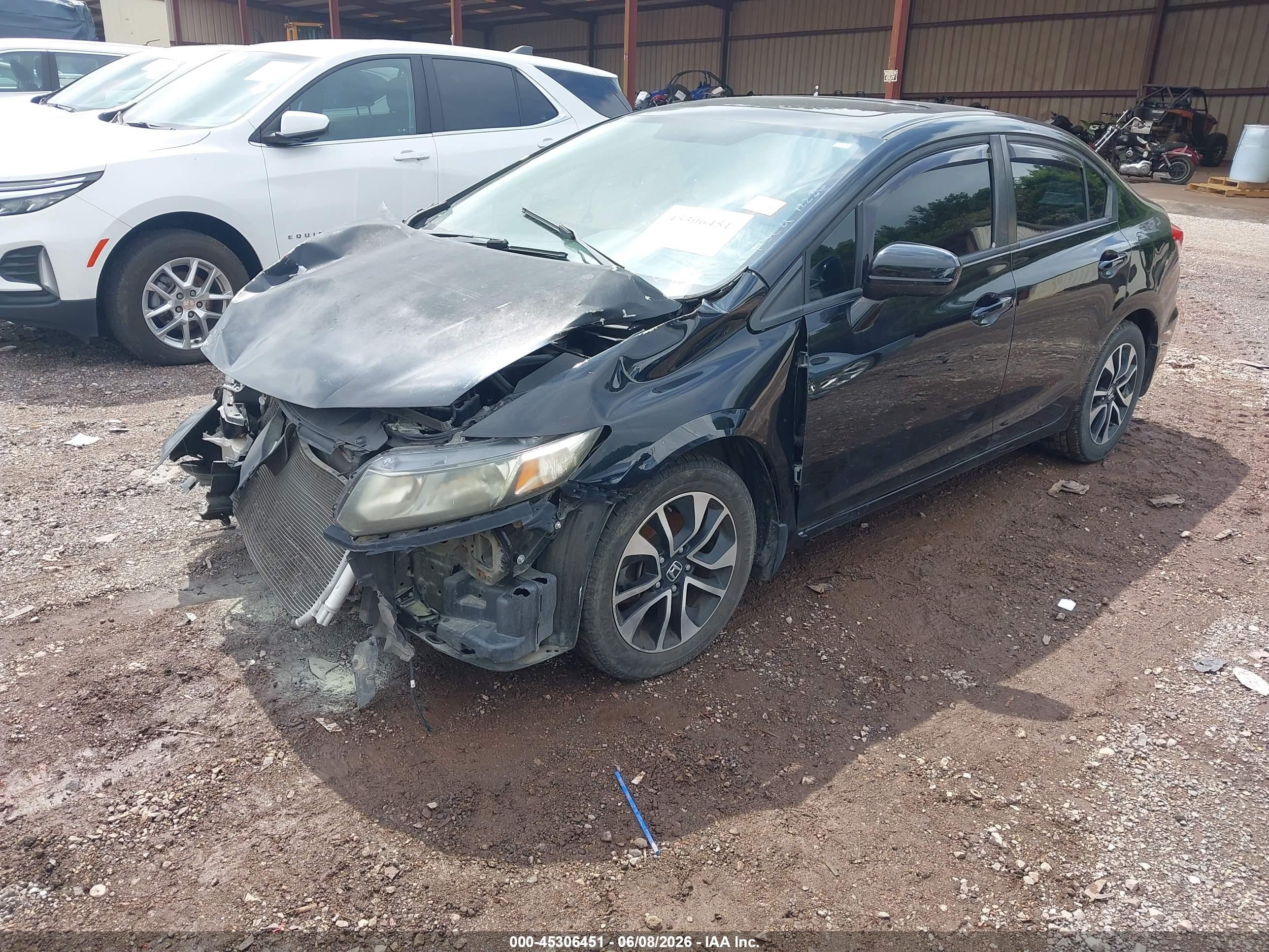 2015 Honda Civic Ex Black vin: 19XFB2F89FE069217