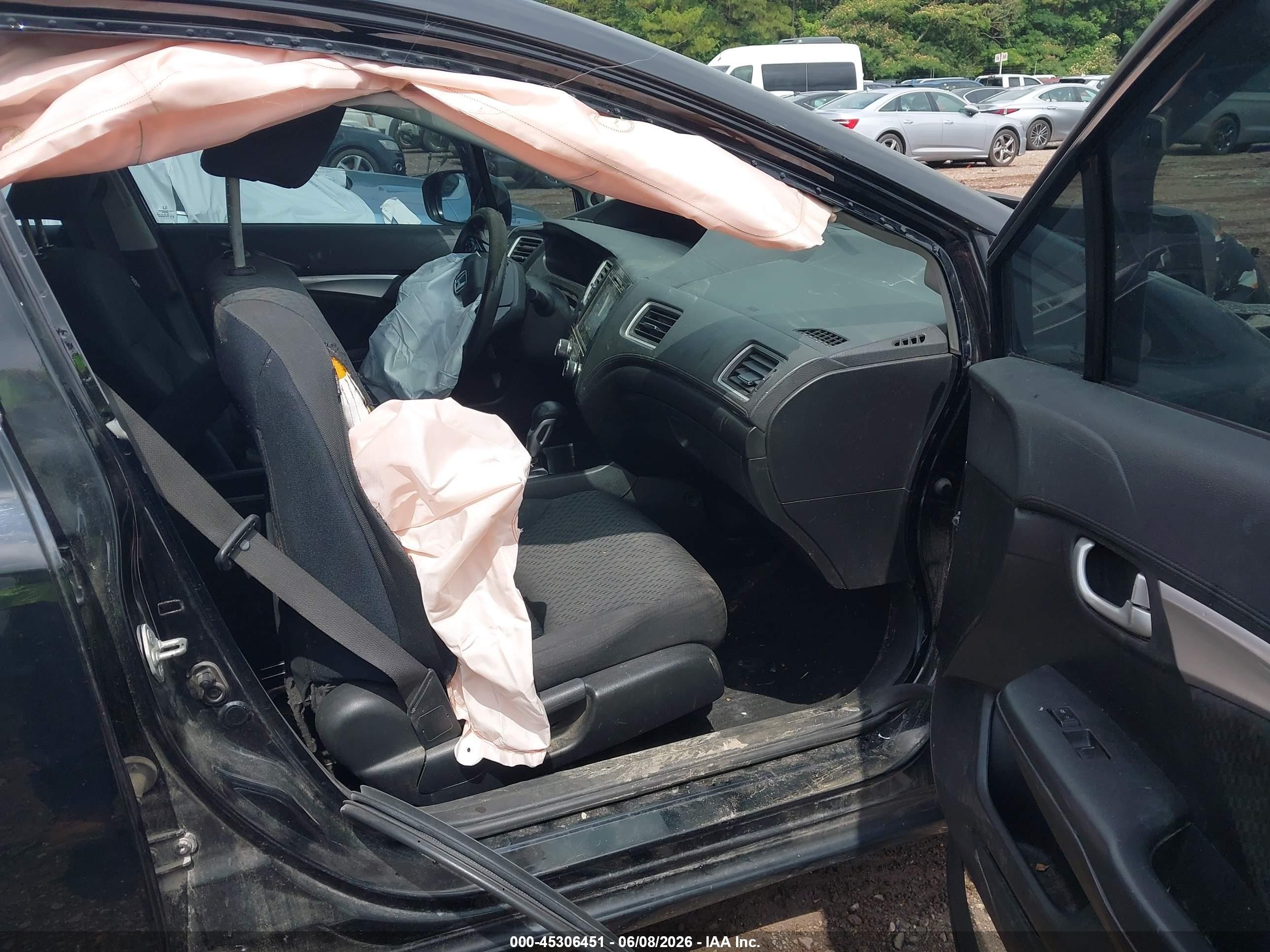 2015 Honda Civic Ex Black vin: 19XFB2F89FE069217