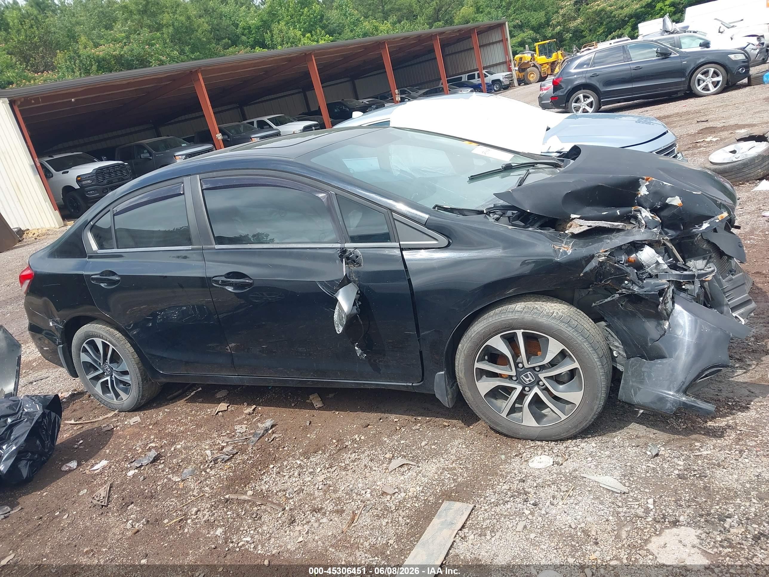 2015 Honda Civic Ex Black vin: 19XFB2F89FE069217
