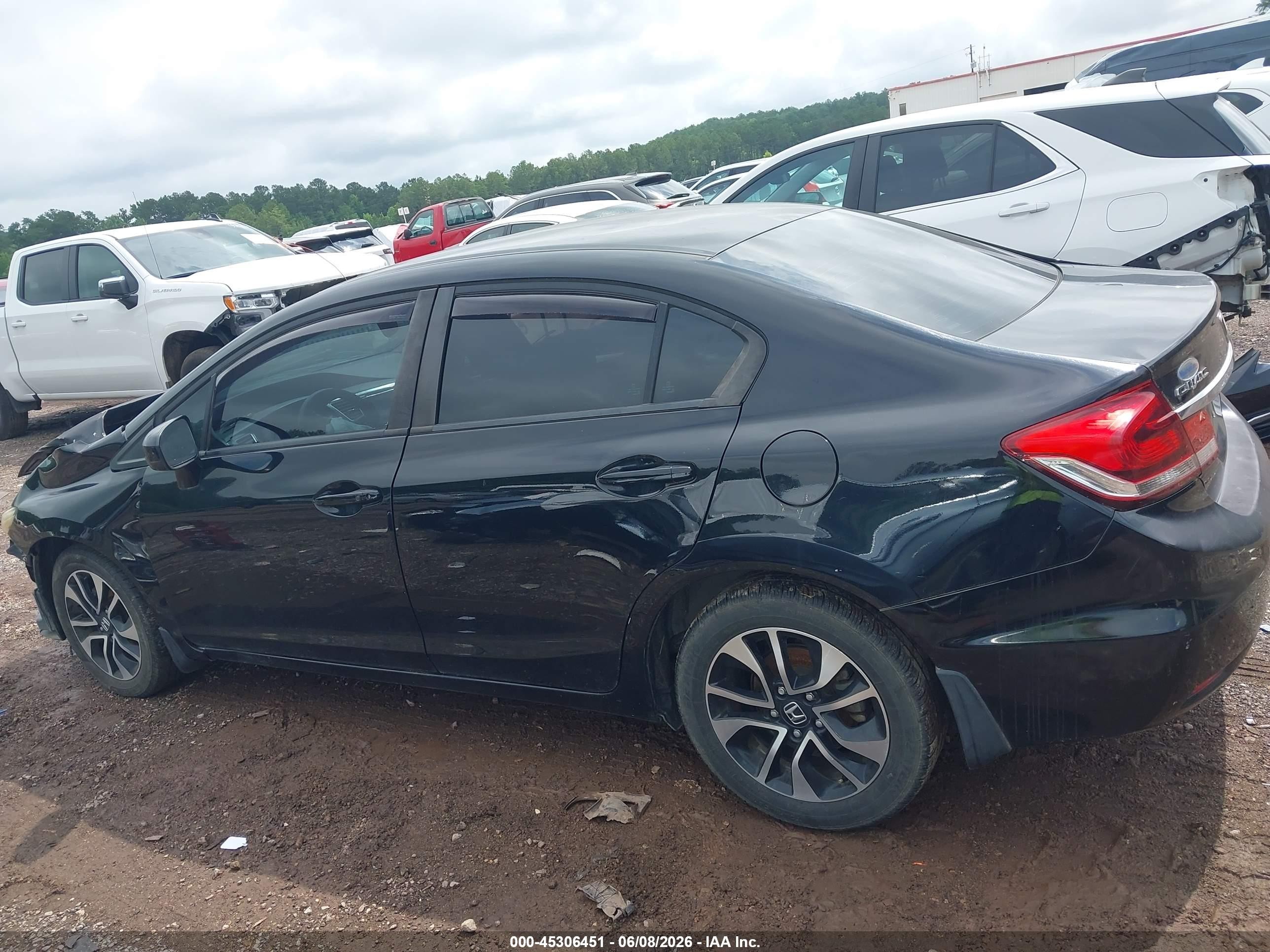 2015 Honda Civic Ex Black vin: 19XFB2F89FE069217