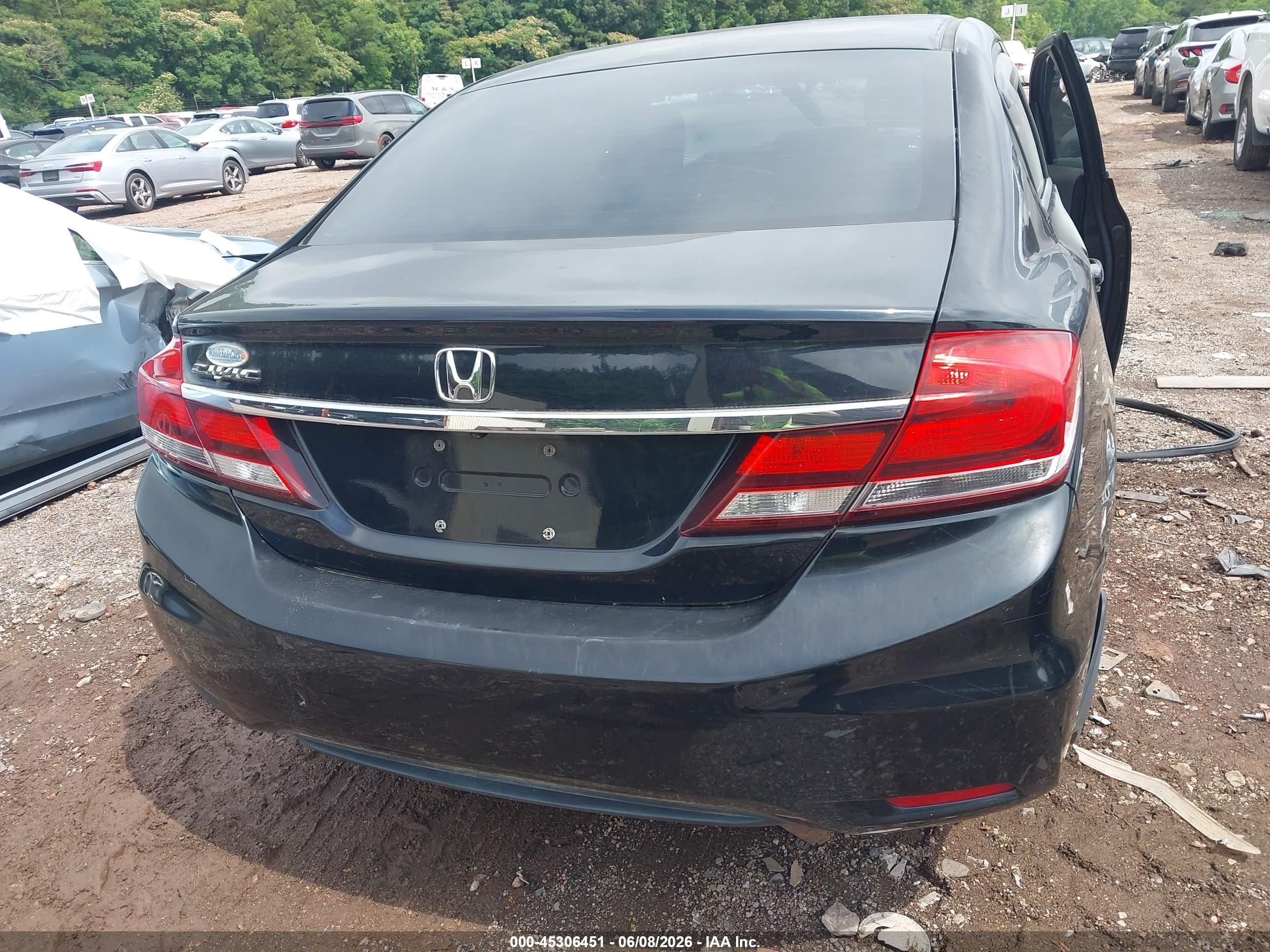2015 Honda Civic Ex Black vin: 19XFB2F89FE069217