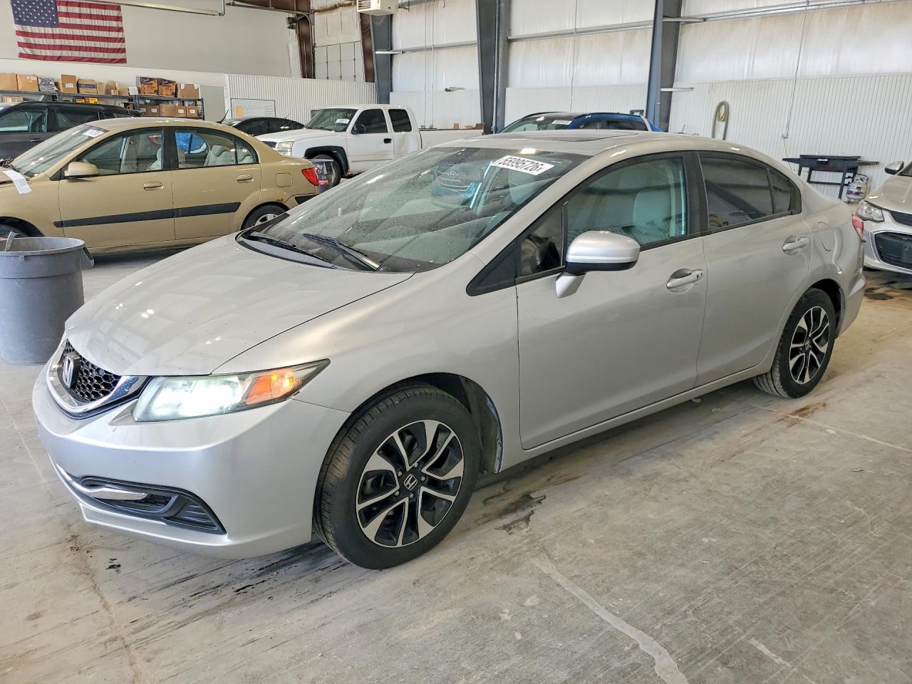 2015 Honda Civic Ex Серебряный vin: 19XFB2F89FE072473