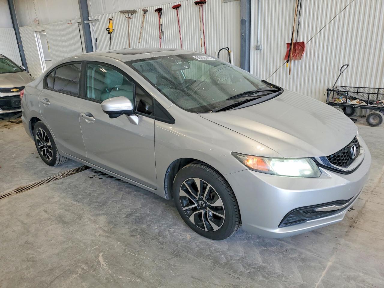 2015 Honda Civic Ex Silver vin: 19XFB2F89FE072473