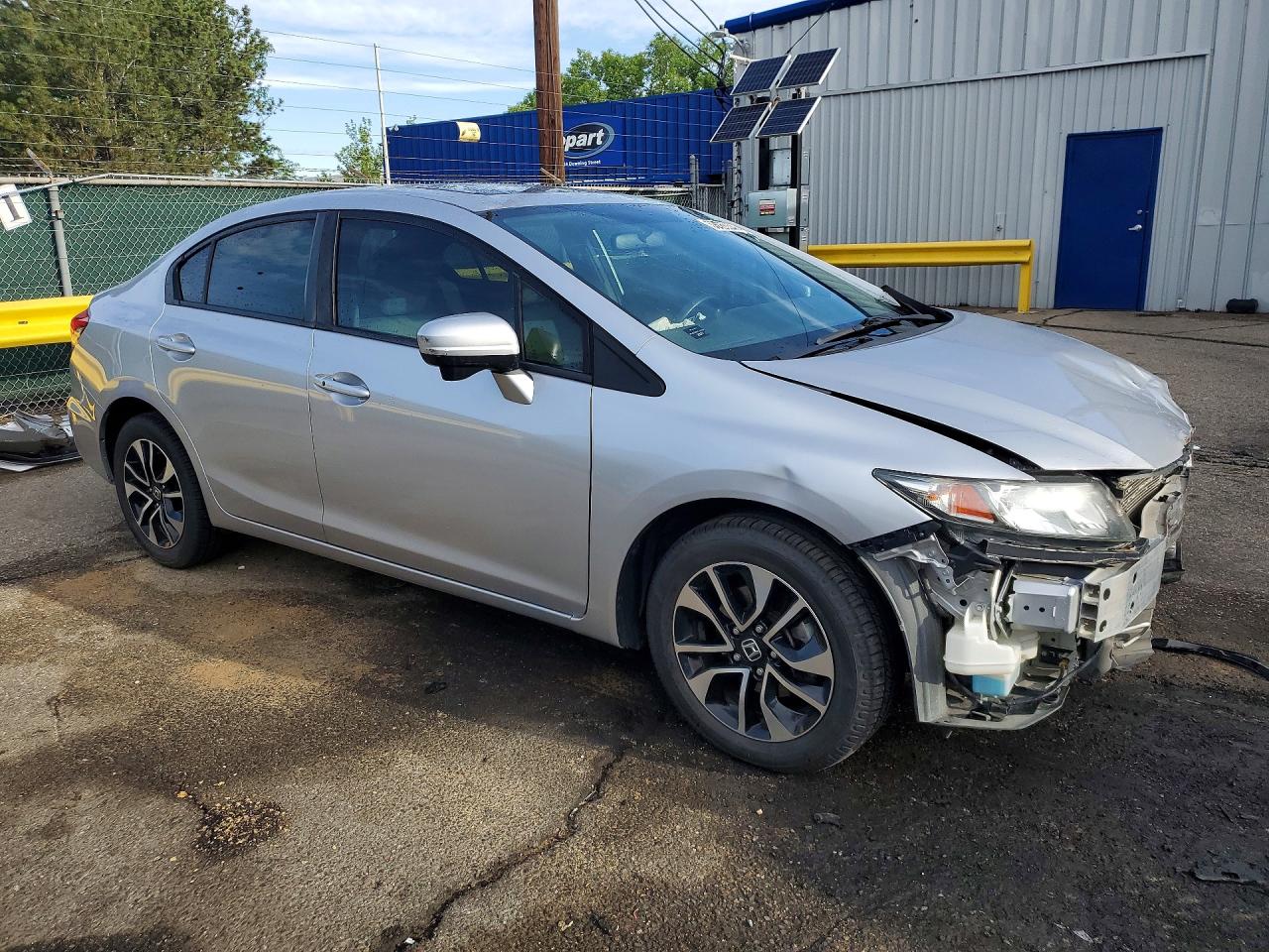 2015 Honda Civic Ex Silver vin: 19XFB2F89FE108825