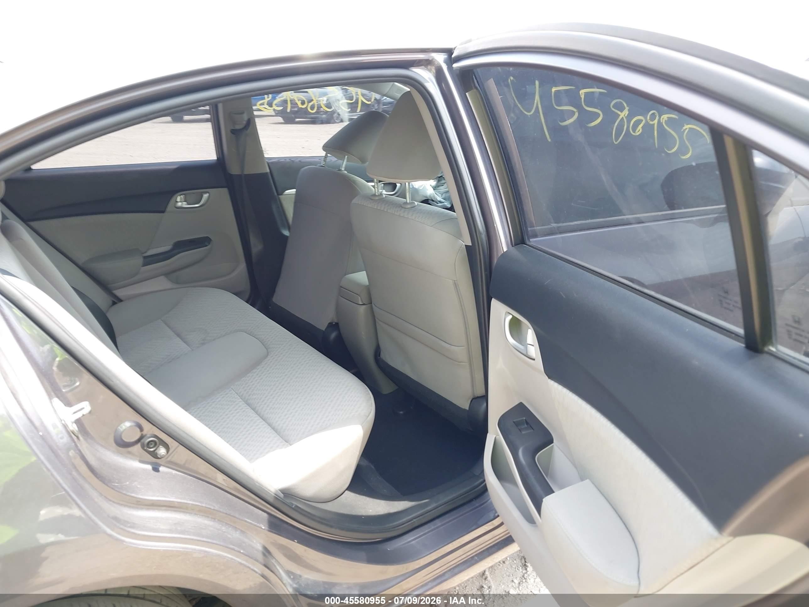 2015 Honda Civic Ex Gray vin: 19XFB2F89FE110560
