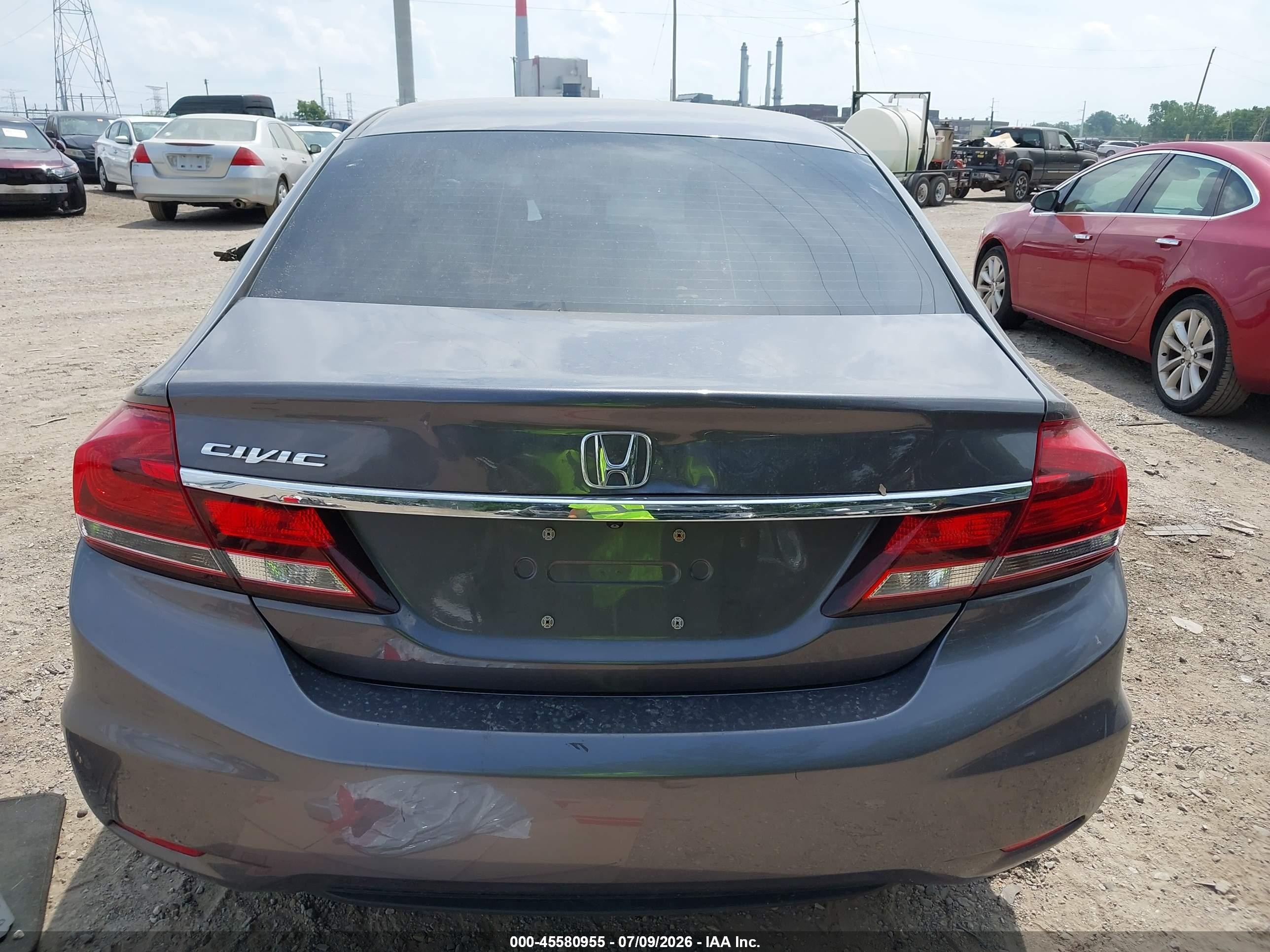 2015 Honda Civic Ex Gray vin: 19XFB2F89FE110560