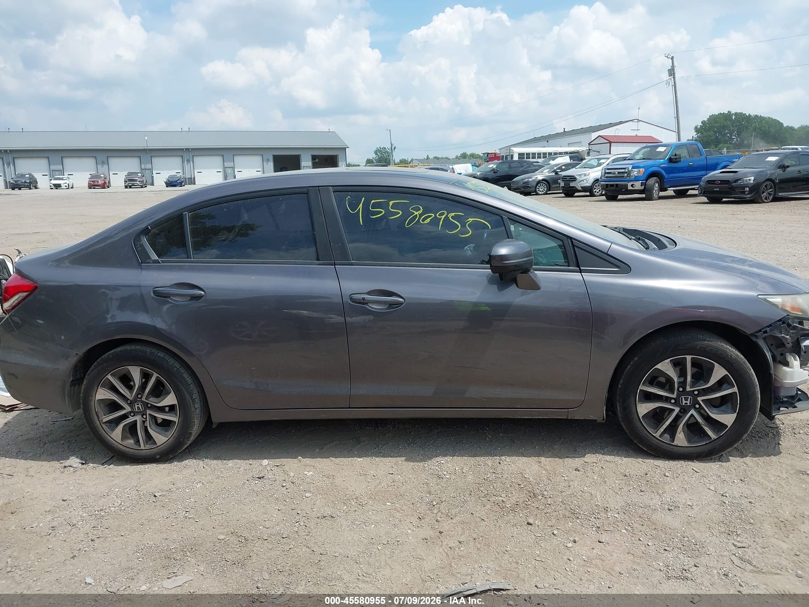 2015 Honda Civic Ex Gray vin: 19XFB2F89FE110560