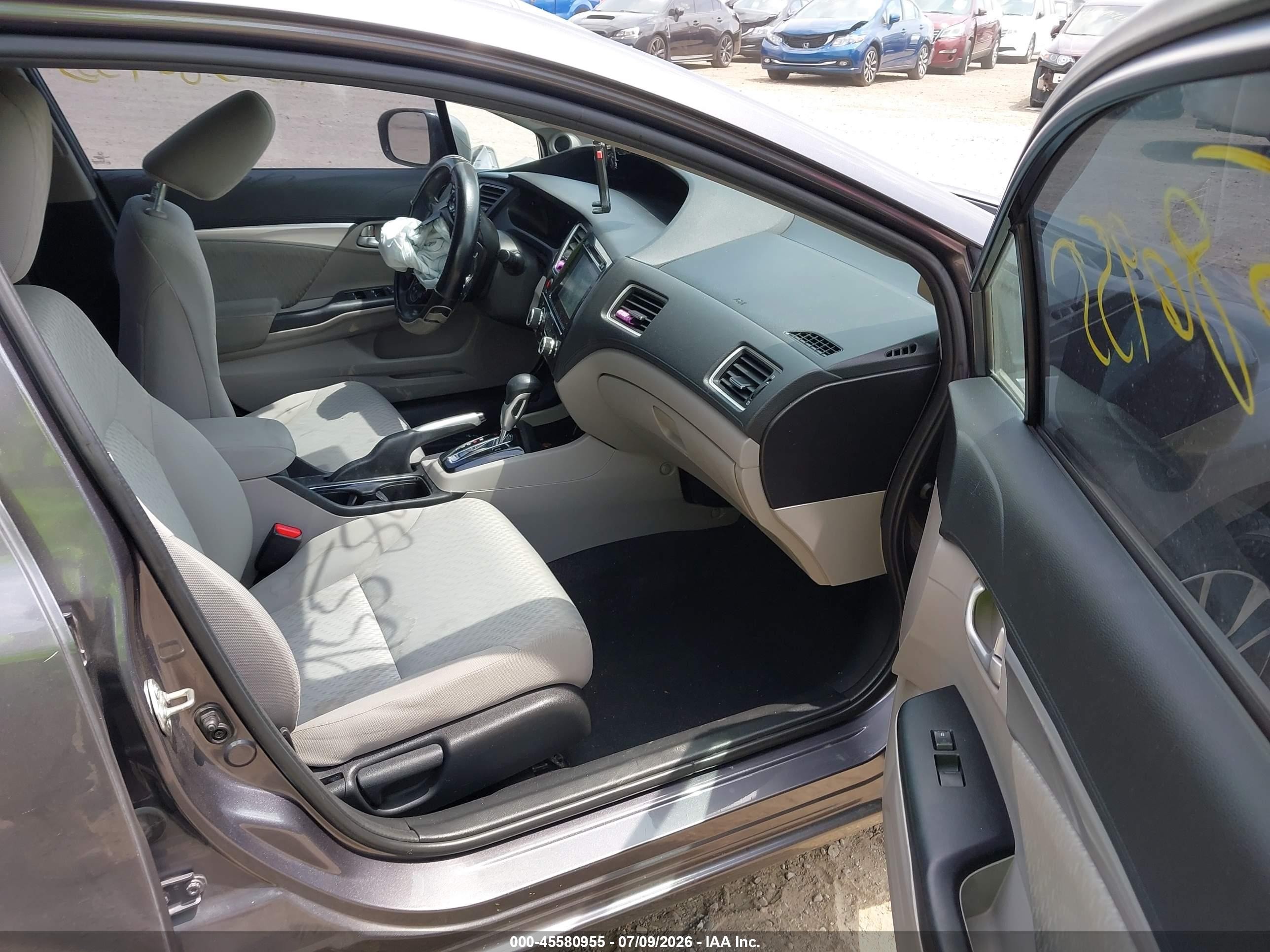 2015 Honda Civic Ex Gray vin: 19XFB2F89FE110560