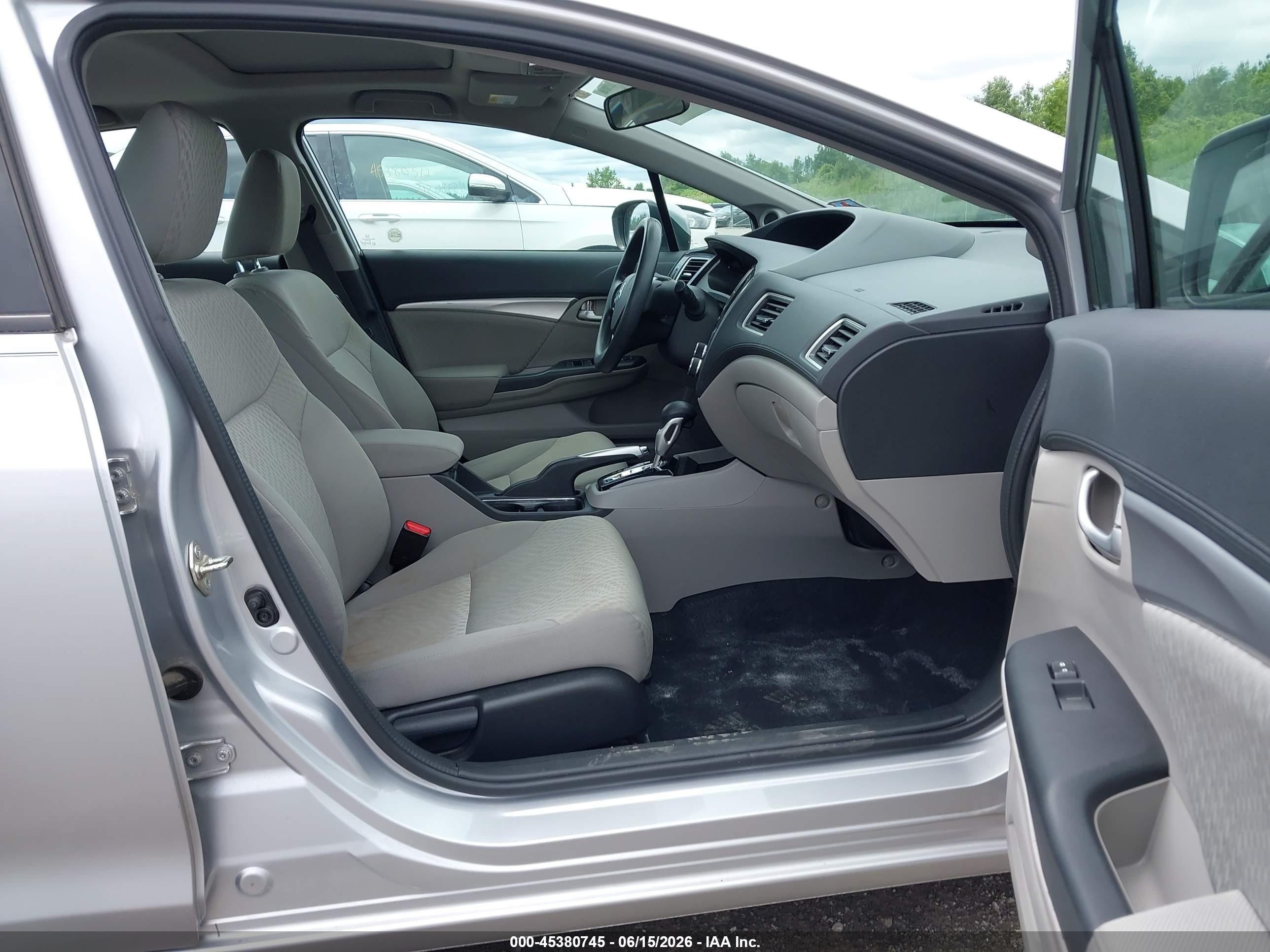 2015 Honda Civic Ex Silver vin: 19XFB2F89FE200629