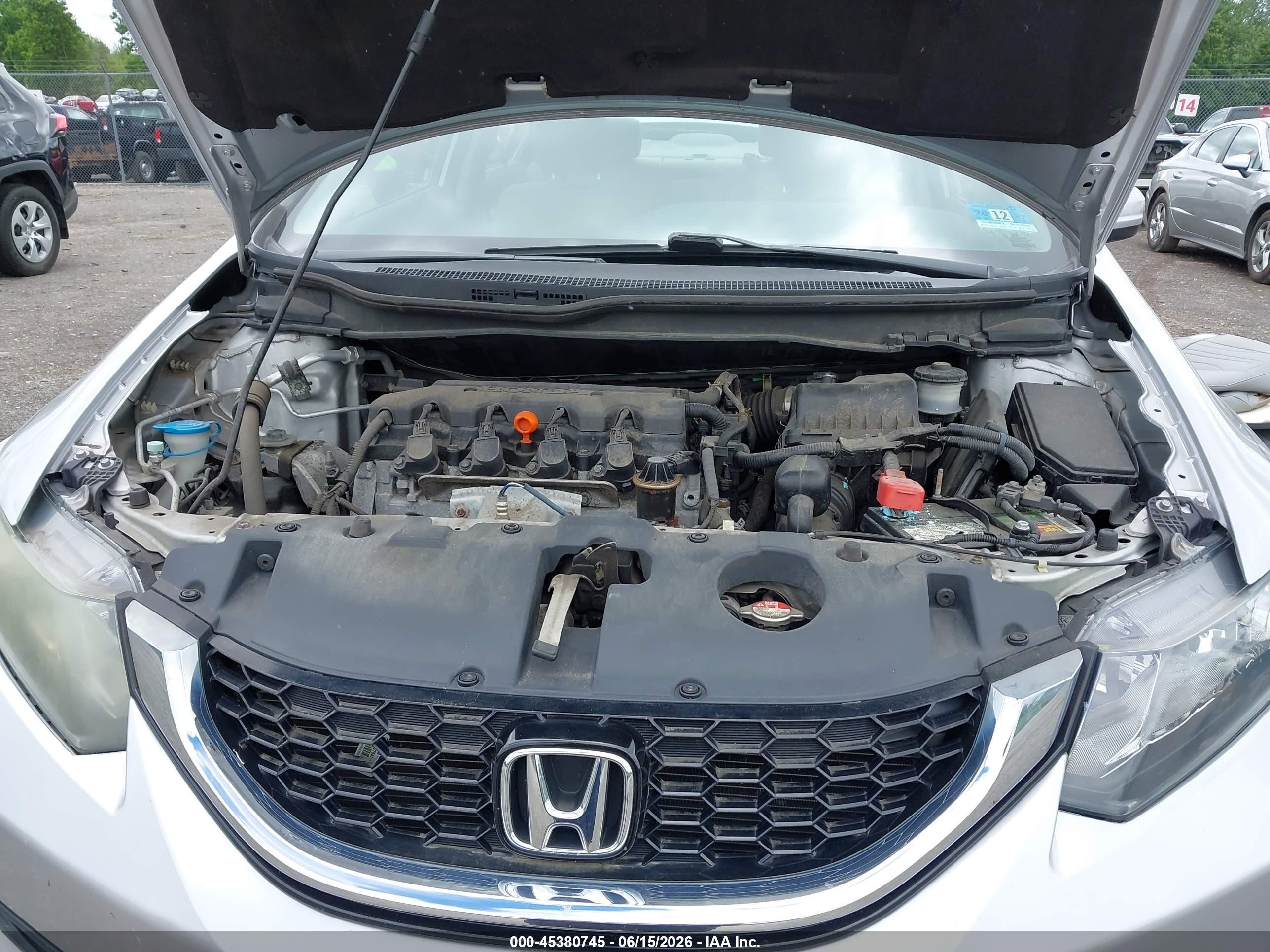 2015 Honda Civic Ex Silver vin: 19XFB2F89FE200629