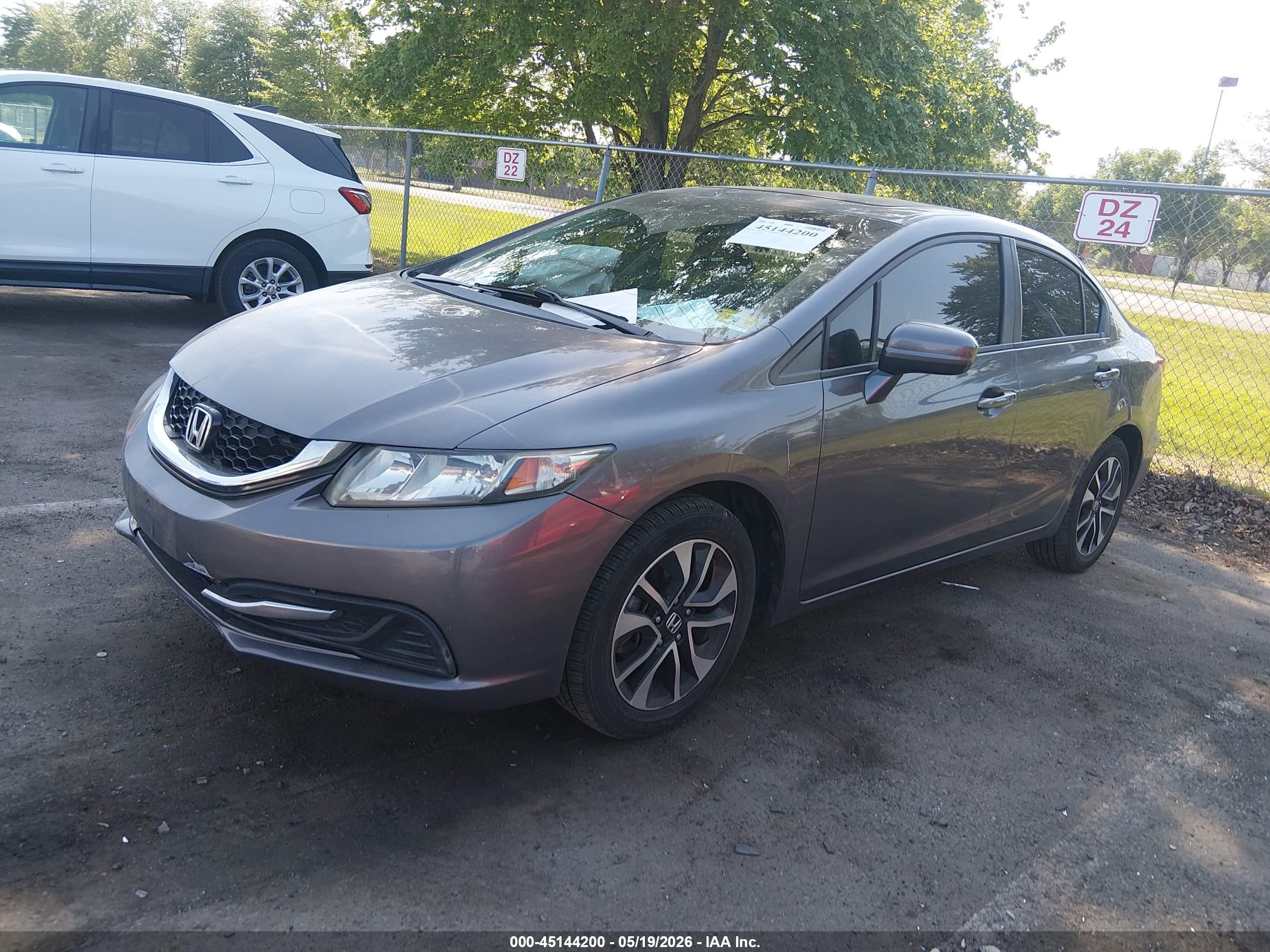 2015 Honda Civic Ex Gray vin: 19XFB2F89FE203241
