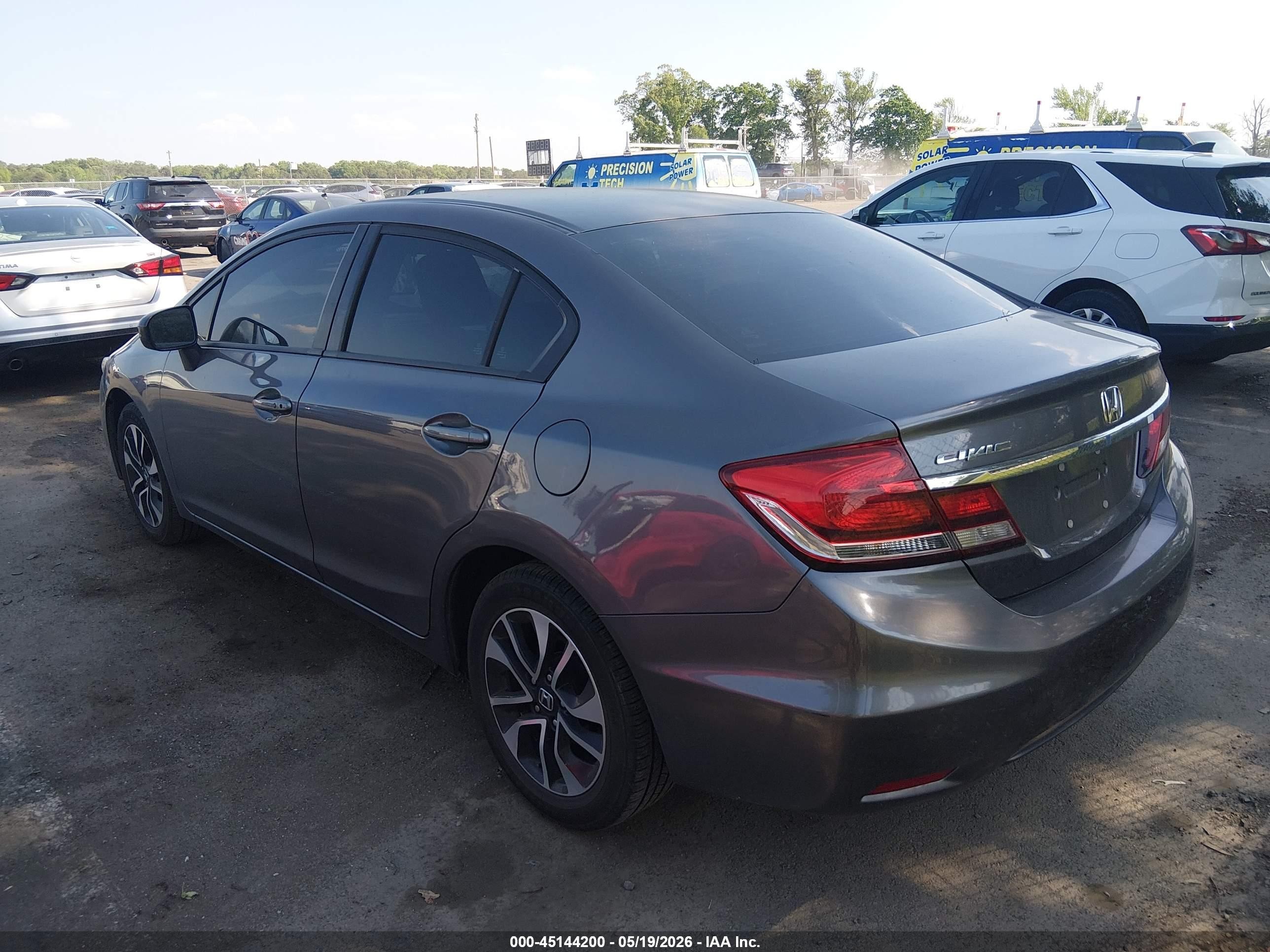 2015 Honda Civic Ex Gray vin: 19XFB2F89FE203241