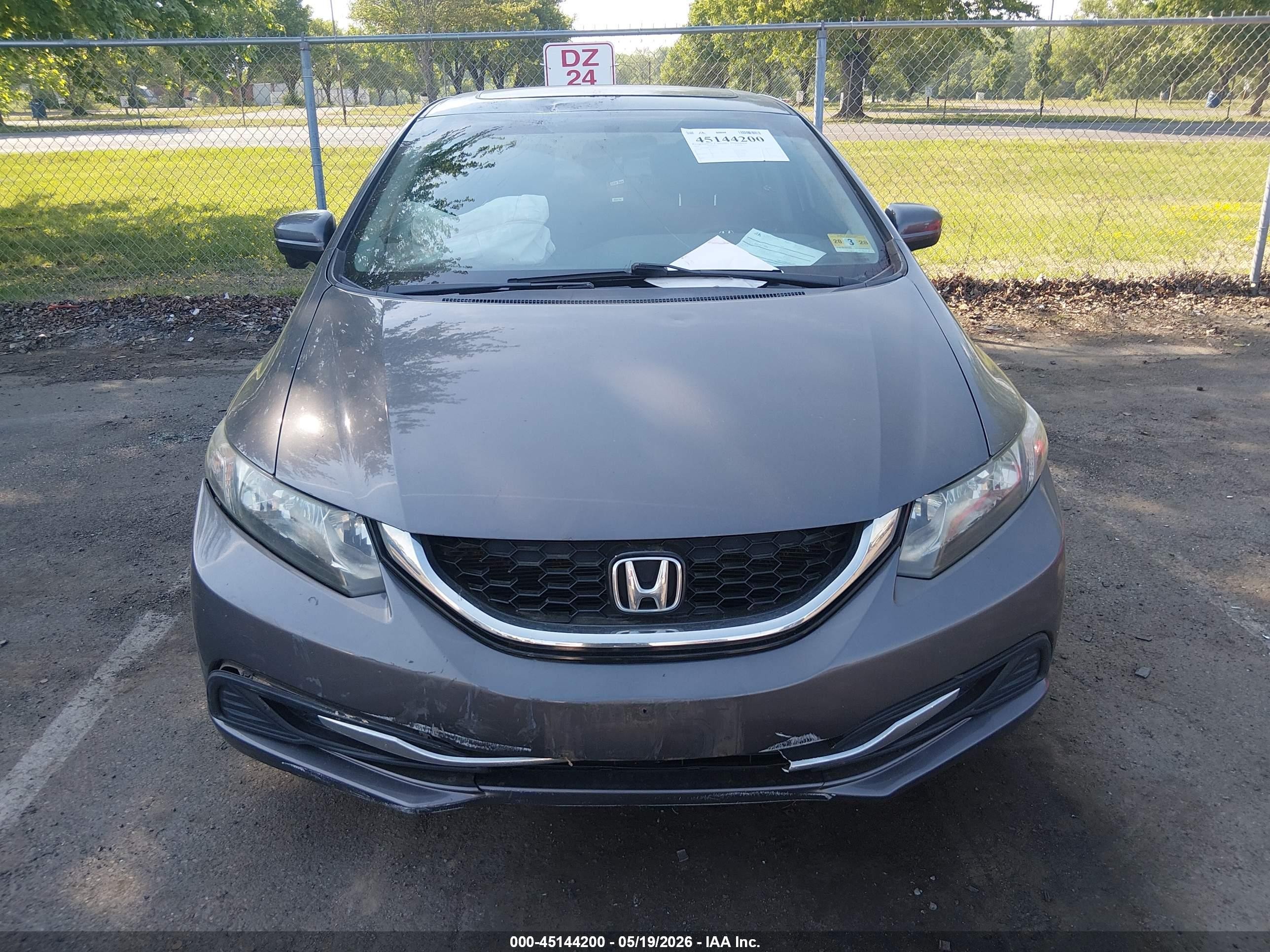 2015 Honda Civic Ex Gray vin: 19XFB2F89FE203241