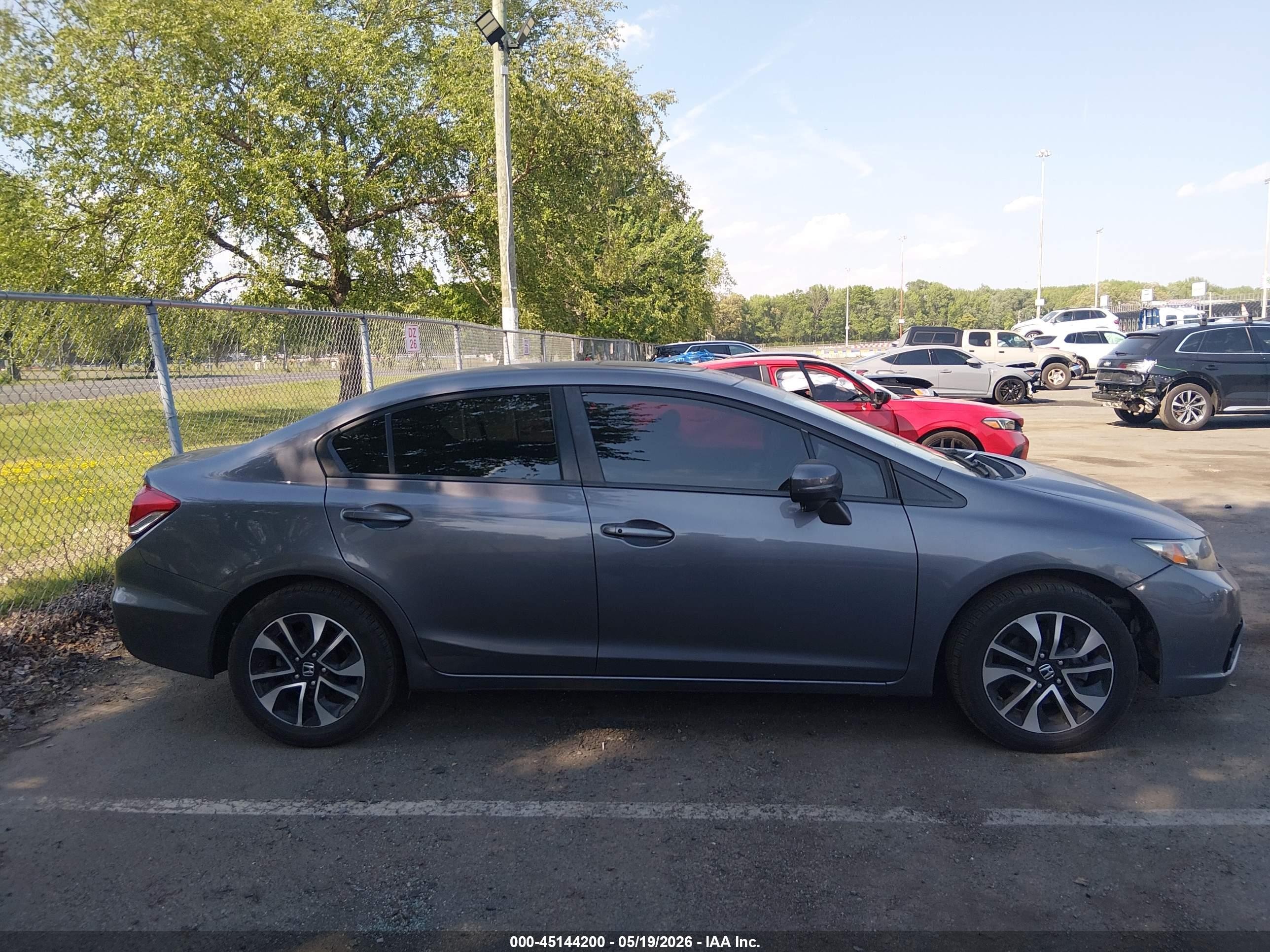 2015 Honda Civic Ex Gray vin: 19XFB2F89FE203241